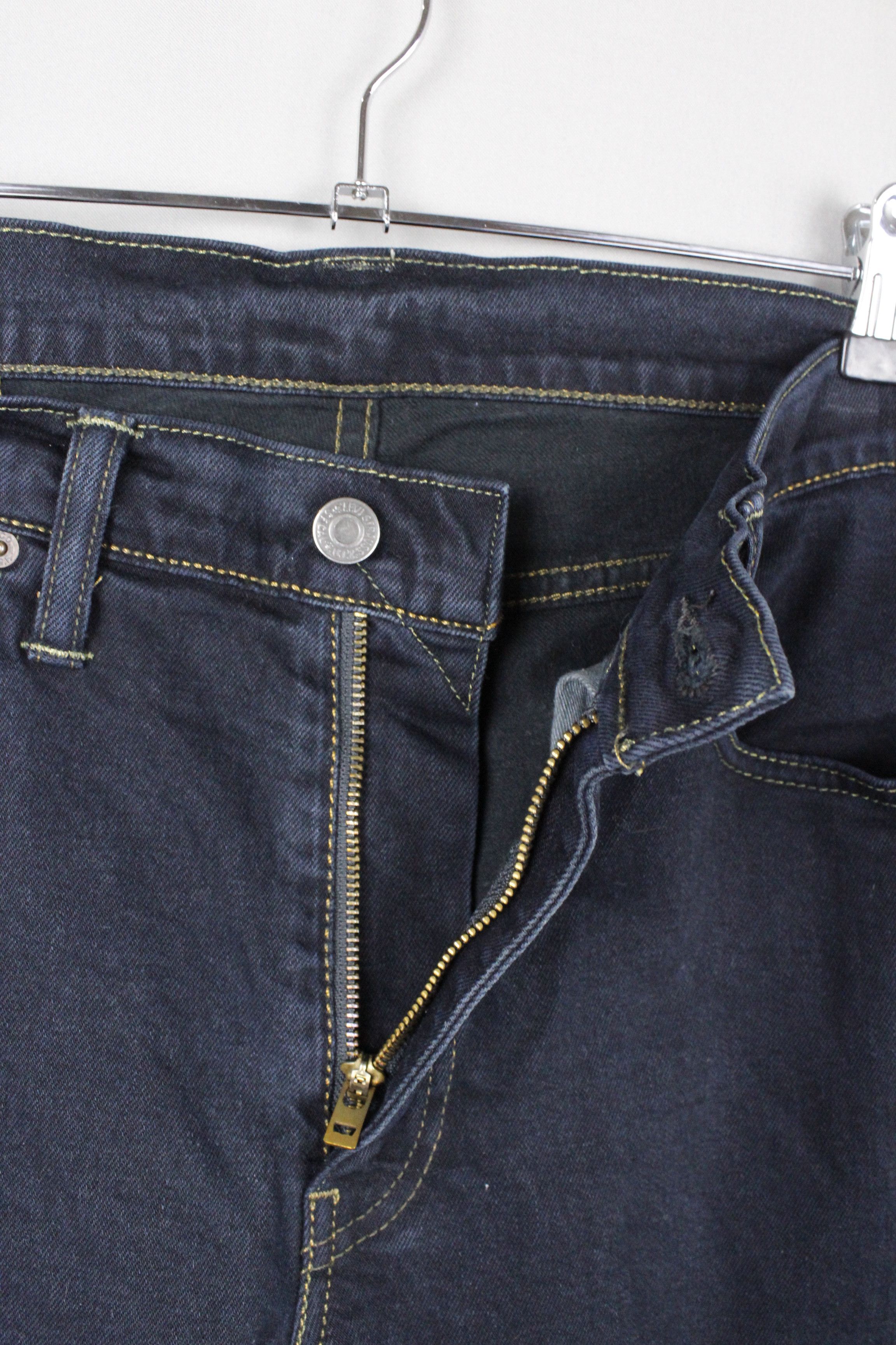Denime × Levi's × Levi's Vintage Clothing Levi's 513 Washed Black Slim Straight Denim pants Size US 32 / EU 48 - 5 Thumbnail