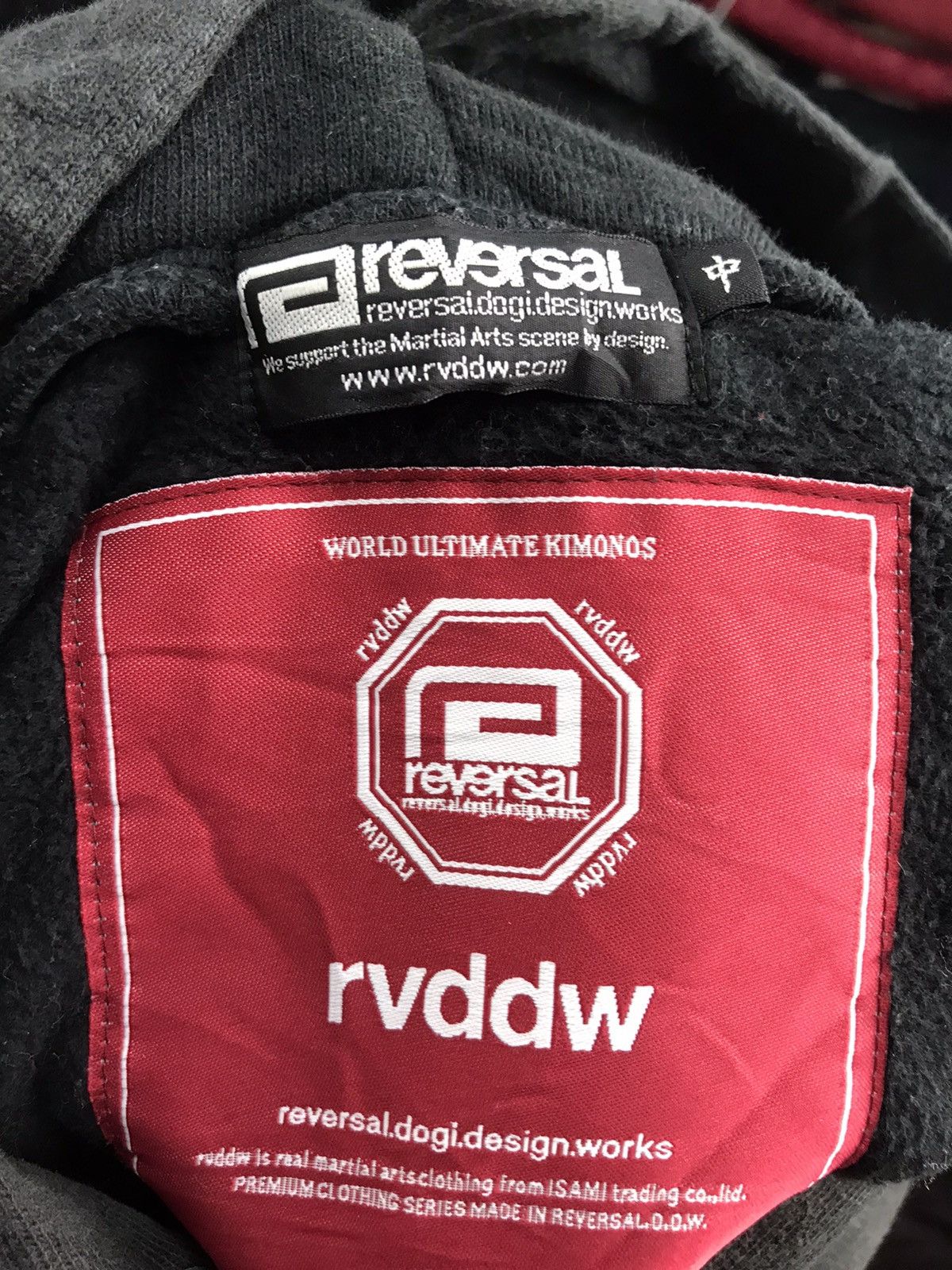 Japanese Brand Reversal printed distressed hoodie pullover Size US M / EU 48-50 / 2 - 3 Thumbnail