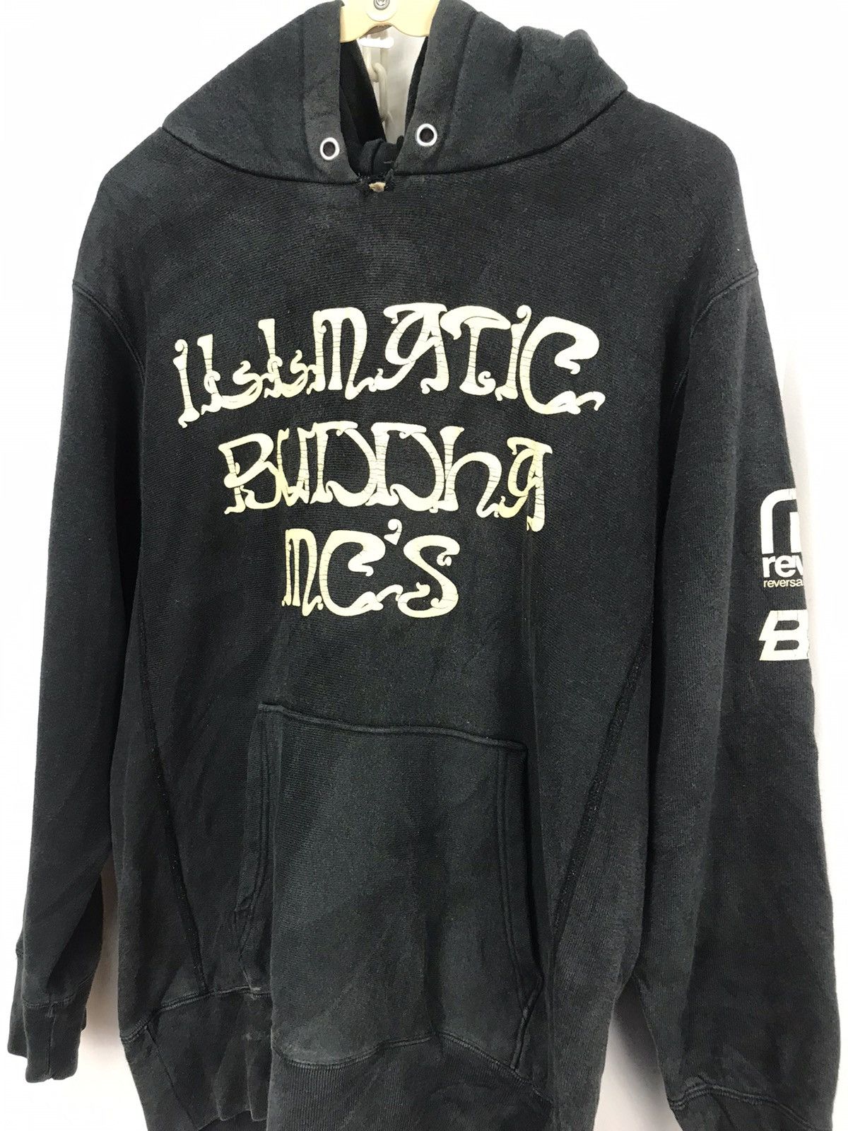 Japanese Brand Reversal printed distressed hoodie pullover Size US M / EU 48-50 / 2 - 6 Thumbnail