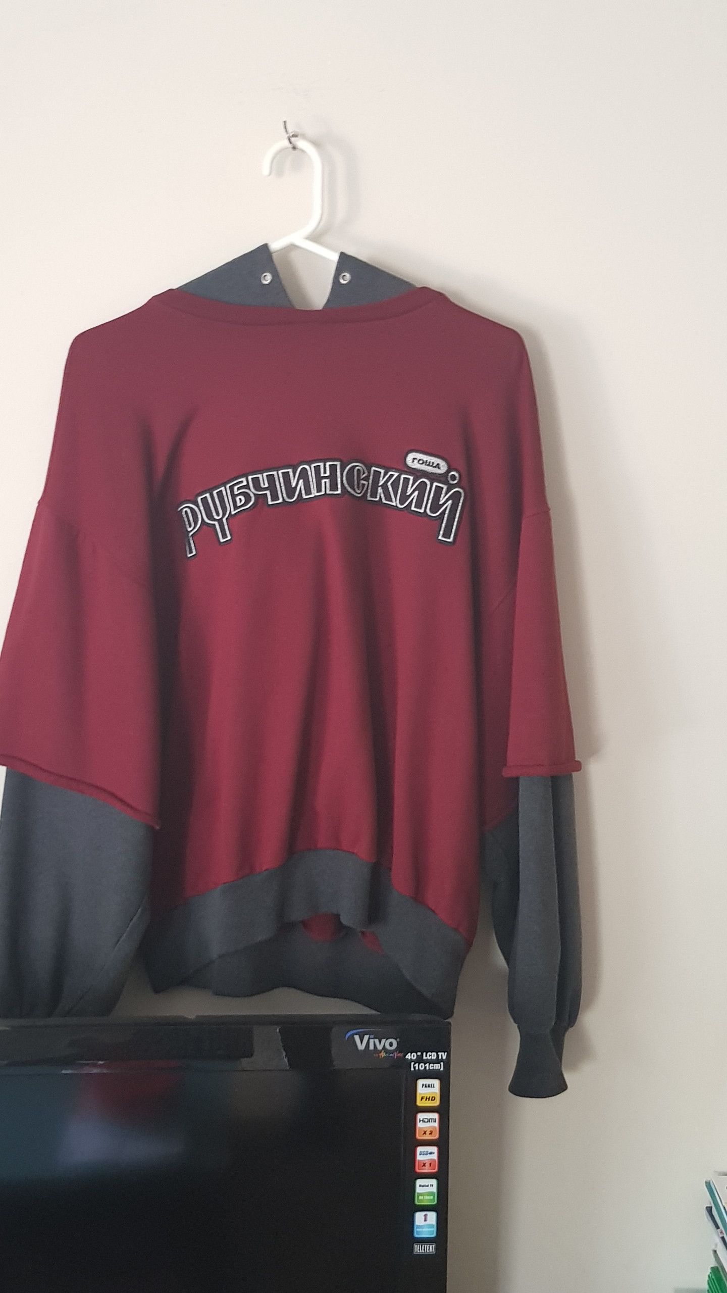 Gosha rubchinskiy outlet layered hoodie