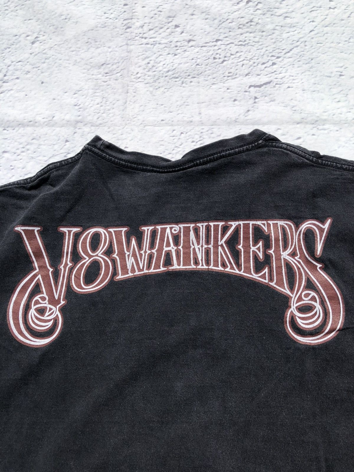 Band Tees Vintage 2000s V8 Wankers Iron Crossroads Jesus Band Tee Size US M / EU 48-50 / 2 - 8 Thumbnail