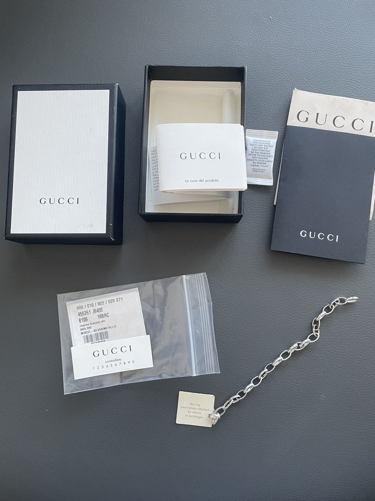 Gucci Rare Super Runway LimitedEdition Minimalist Silver Bracelet Size ONE SIZE - 7 Thumbnail