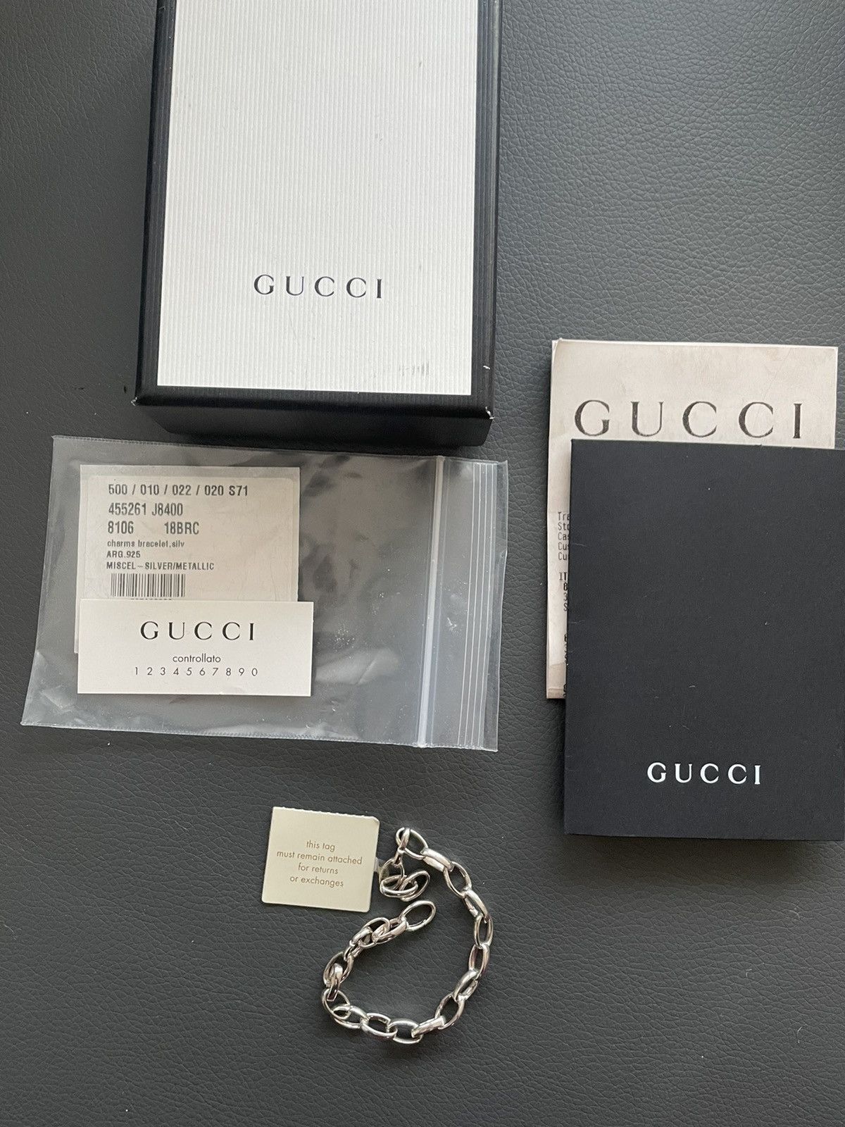 Gucci Rare Super Runway LimitedEdition Minimalist Silver Bracelet Size ONE SIZE - 17 Thumbnail