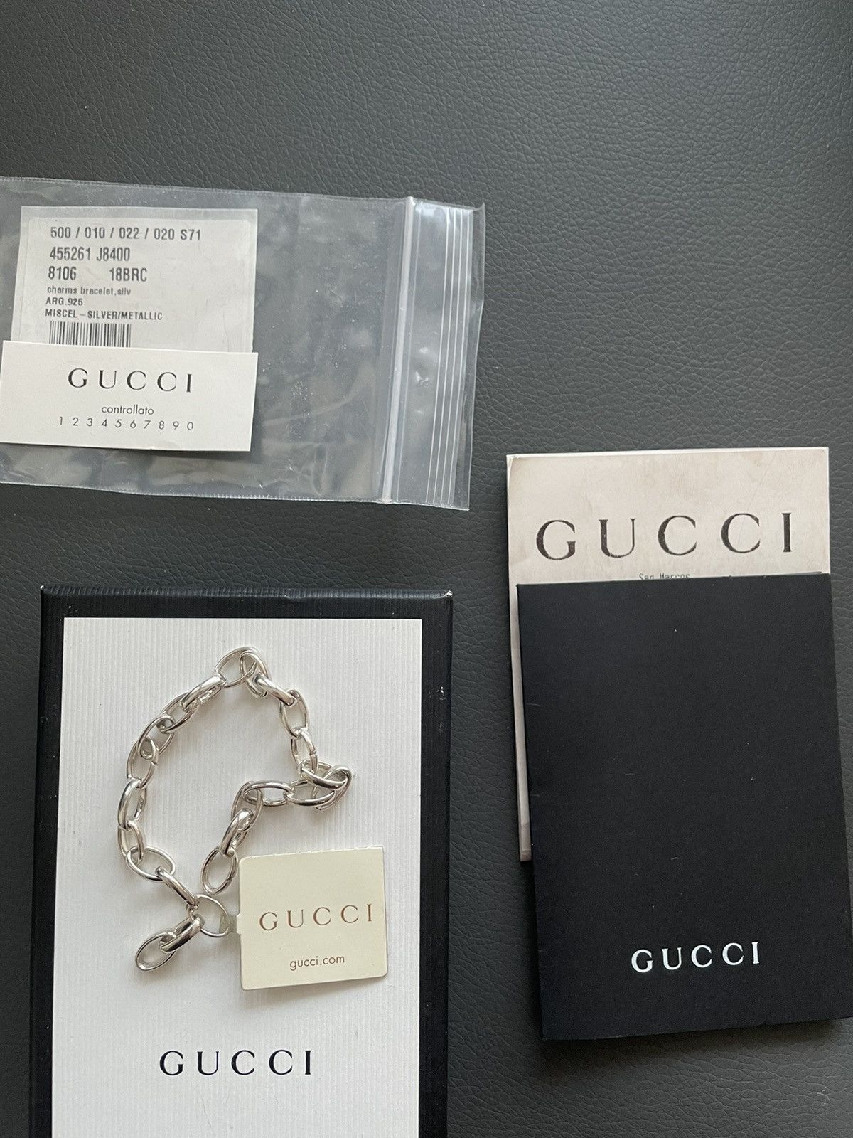 Gucci Rare Super Runway LimitedEdition Minimalist Silver Bracelet Size ONE SIZE - 4 Thumbnail