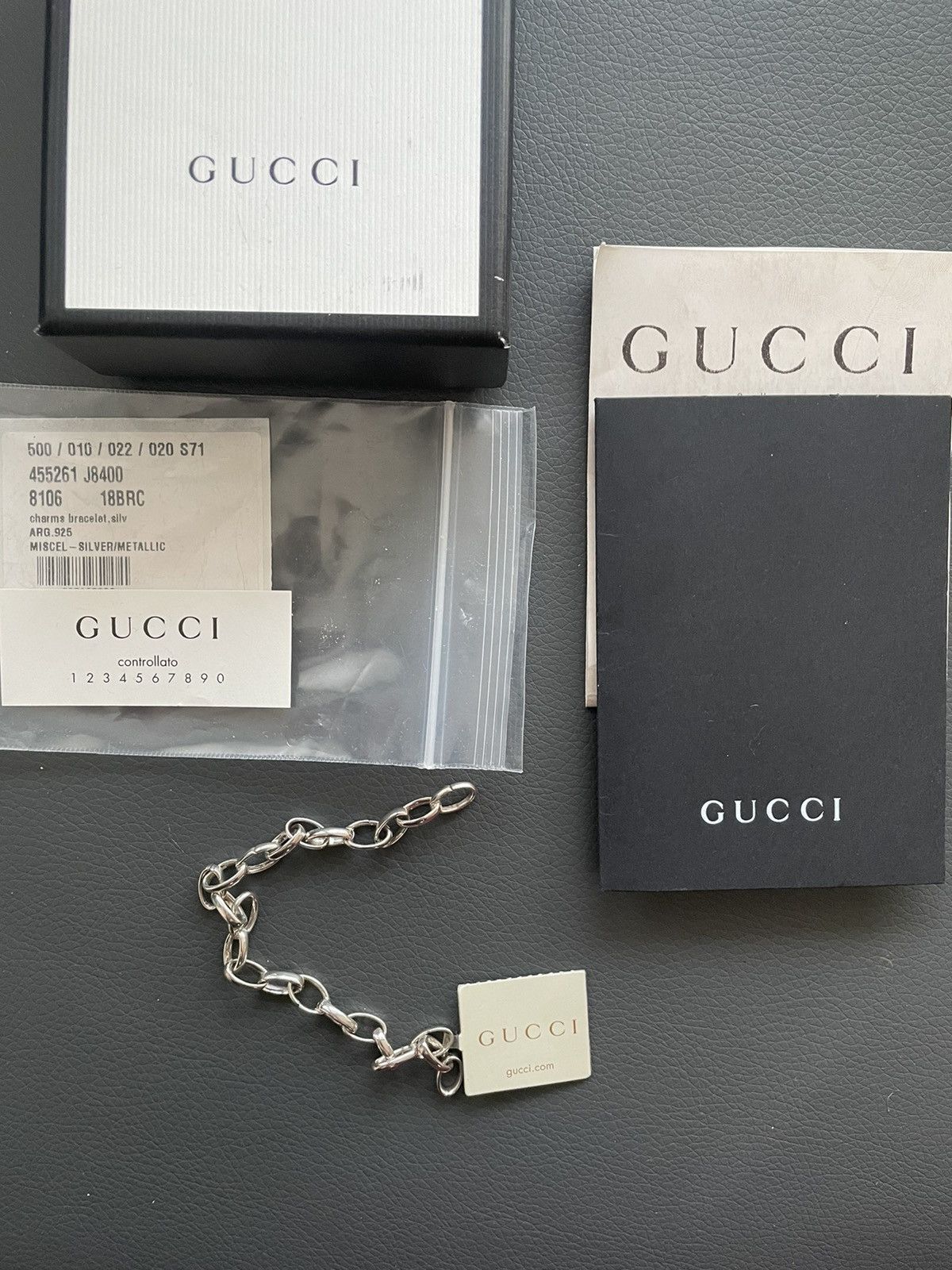Gucci Rare Super Runway LimitedEdition Minimalist Silver Bracelet Size ONE SIZE - 18 Thumbnail