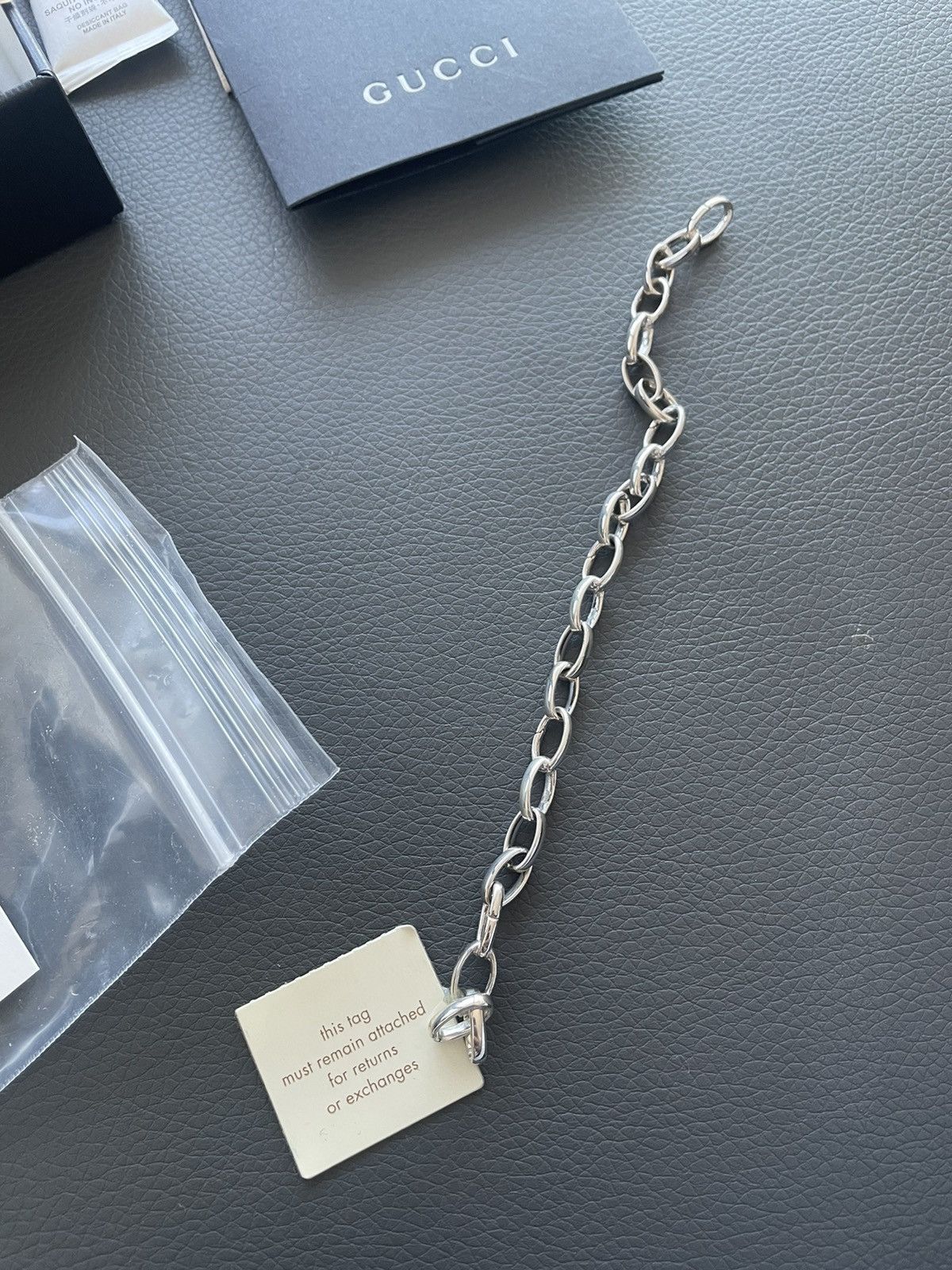 Gucci Rare Super Runway LimitedEdition Minimalist Silver Bracelet Size ONE SIZE - 13 Thumbnail