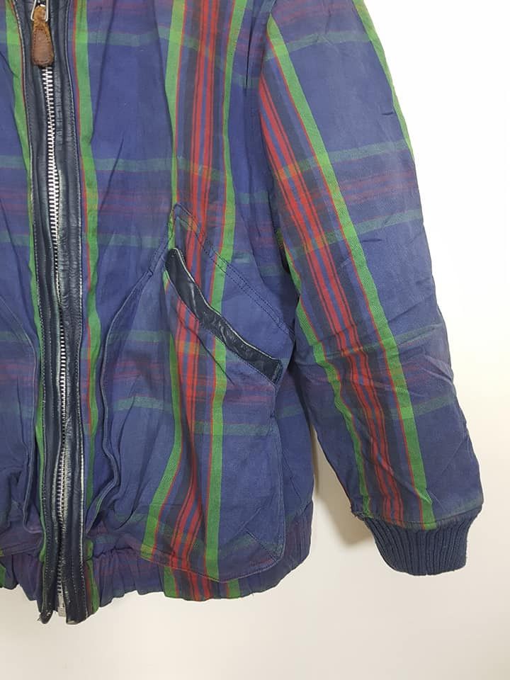 Melrose Melrose Multicolour Plaid Shawl Collar Bomber Jacket Size US M / EU 48-50 / 2 - 8 Thumbnail