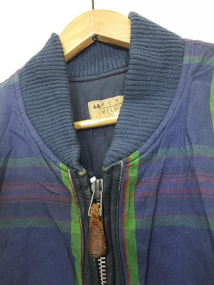 Melrose Melrose Multicolour Plaid Shawl Collar Bomber Jacket Size US M / EU 48-50 / 2 - 4 Thumbnail