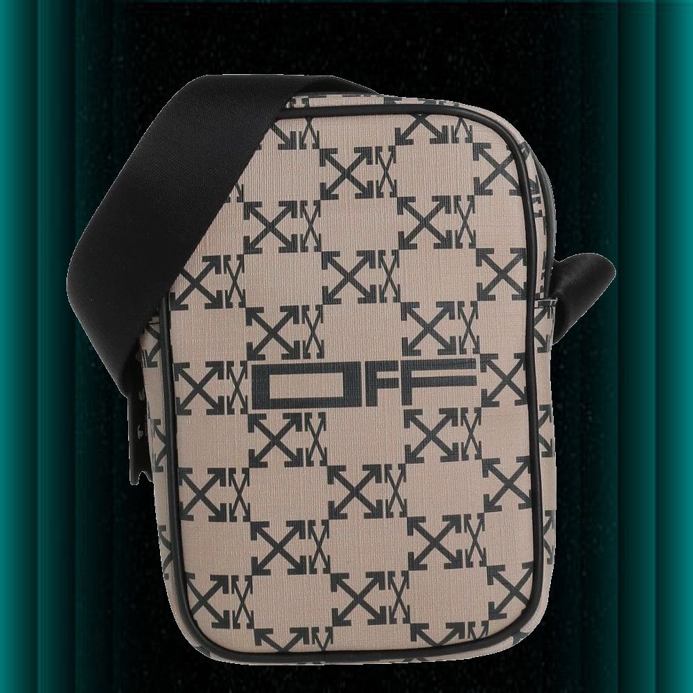 Off-White Cross Body Bag in Khaki Size ONE SIZE - 1 Thumbnail