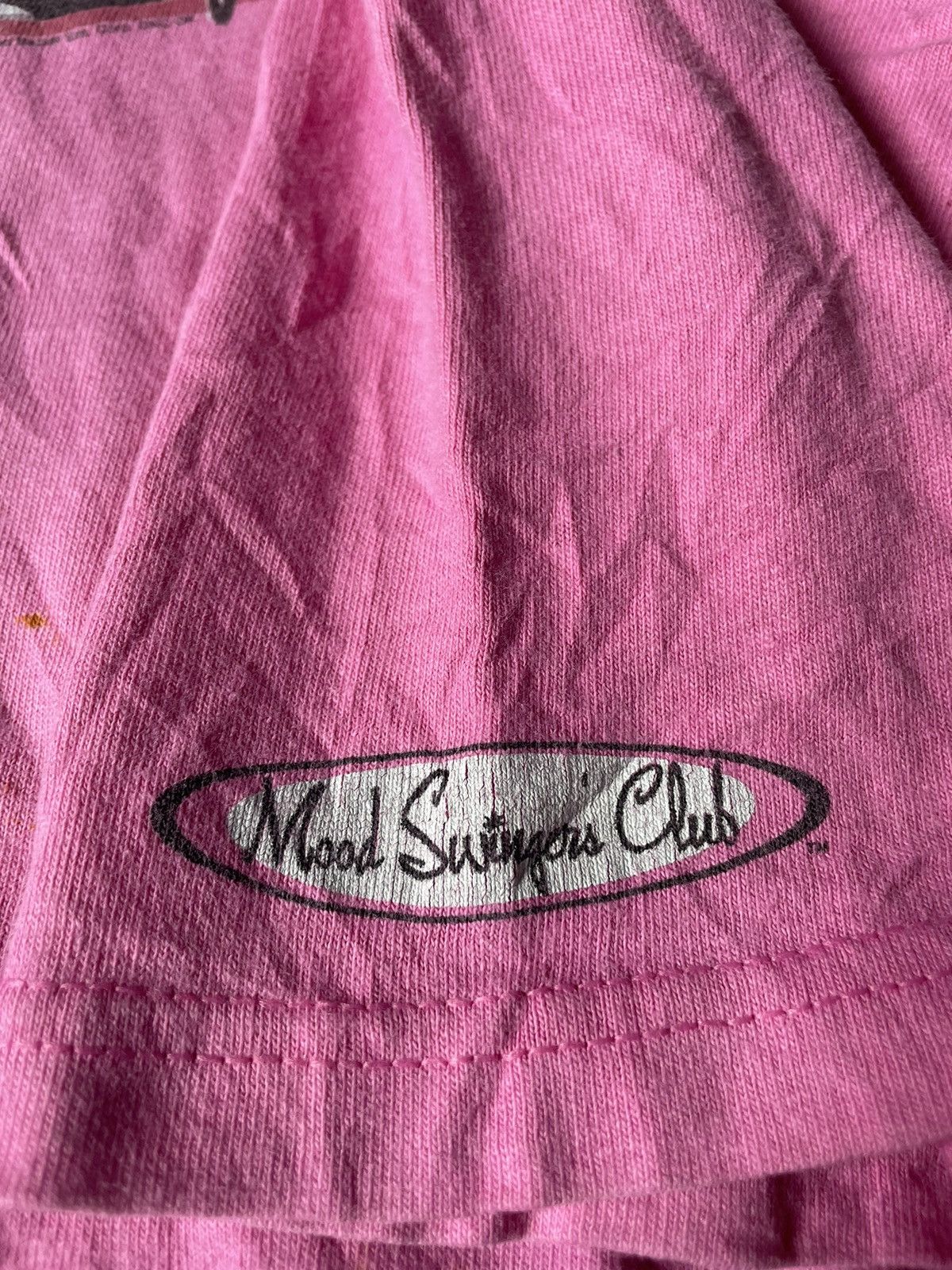 Anvil × Vintage Vintage Y2K Hot And Flashy Pink T-shirt Double Stitch Size US M / EU 48-50 / 2 - 8 Thumbnail