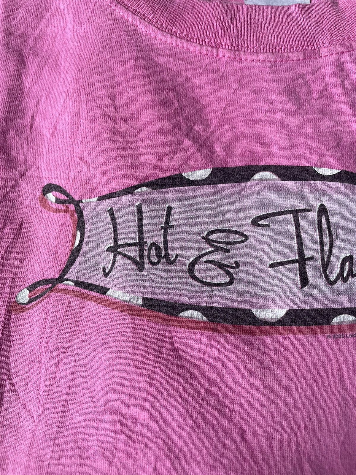 Anvil × Vintage Vintage Y2K Hot And Flashy Pink T-shirt Double Stitch Size US M / EU 48-50 / 2 - 3 Thumbnail