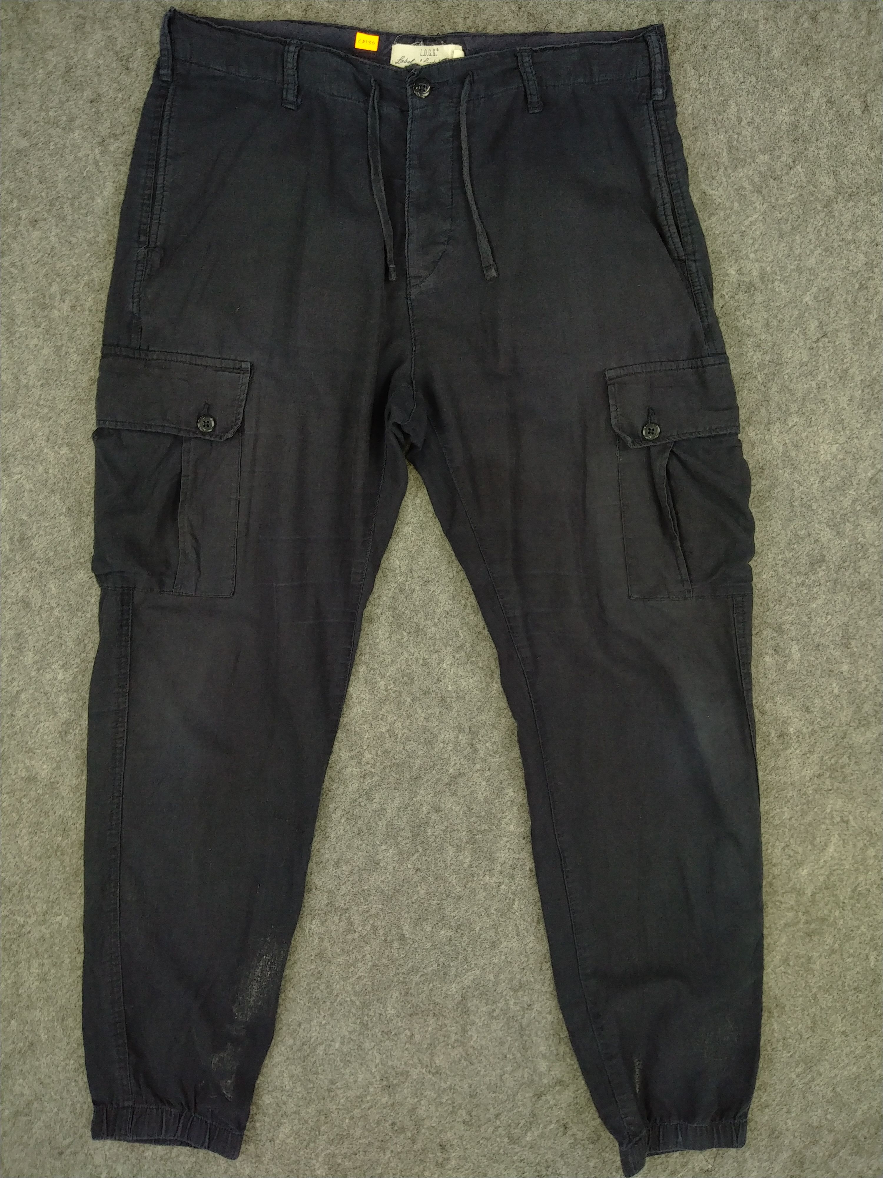 H&M Elastic Cargo Multi Pocket Pants -CP130