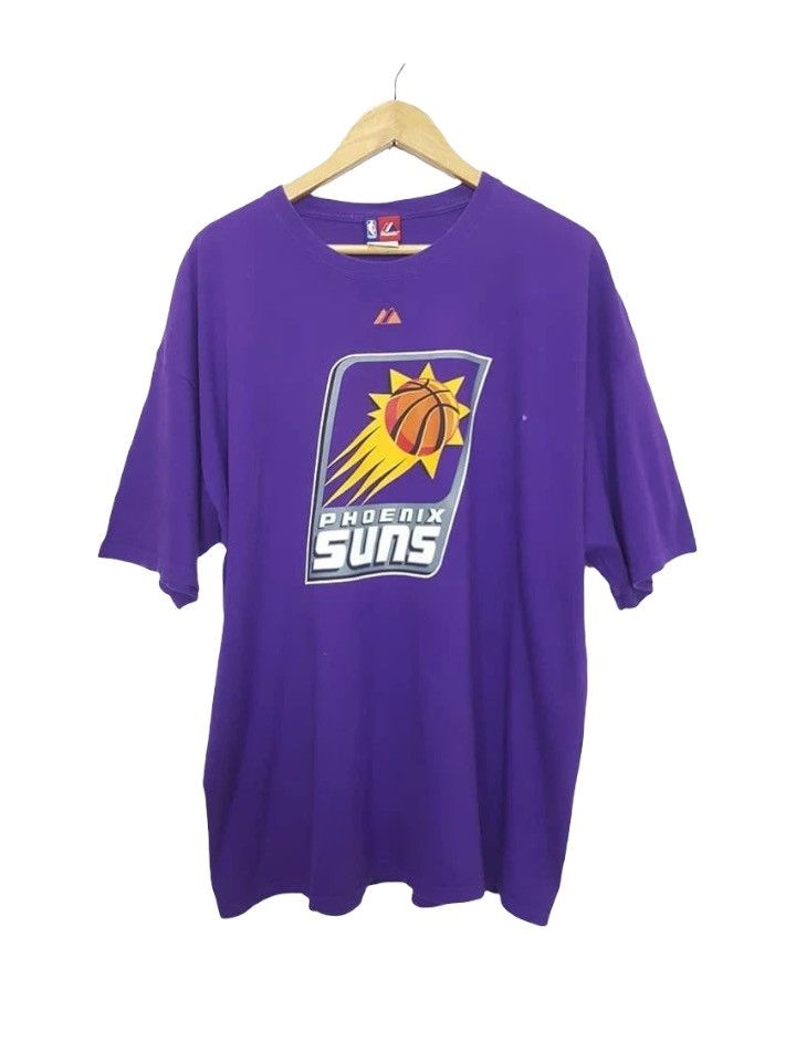 Majestic × NBA Made in Haiti Phoenix Suns NBA Majestic Spellout Logo Shirt Size US XXL / EU 58 / 5 - 1 Thumbnail