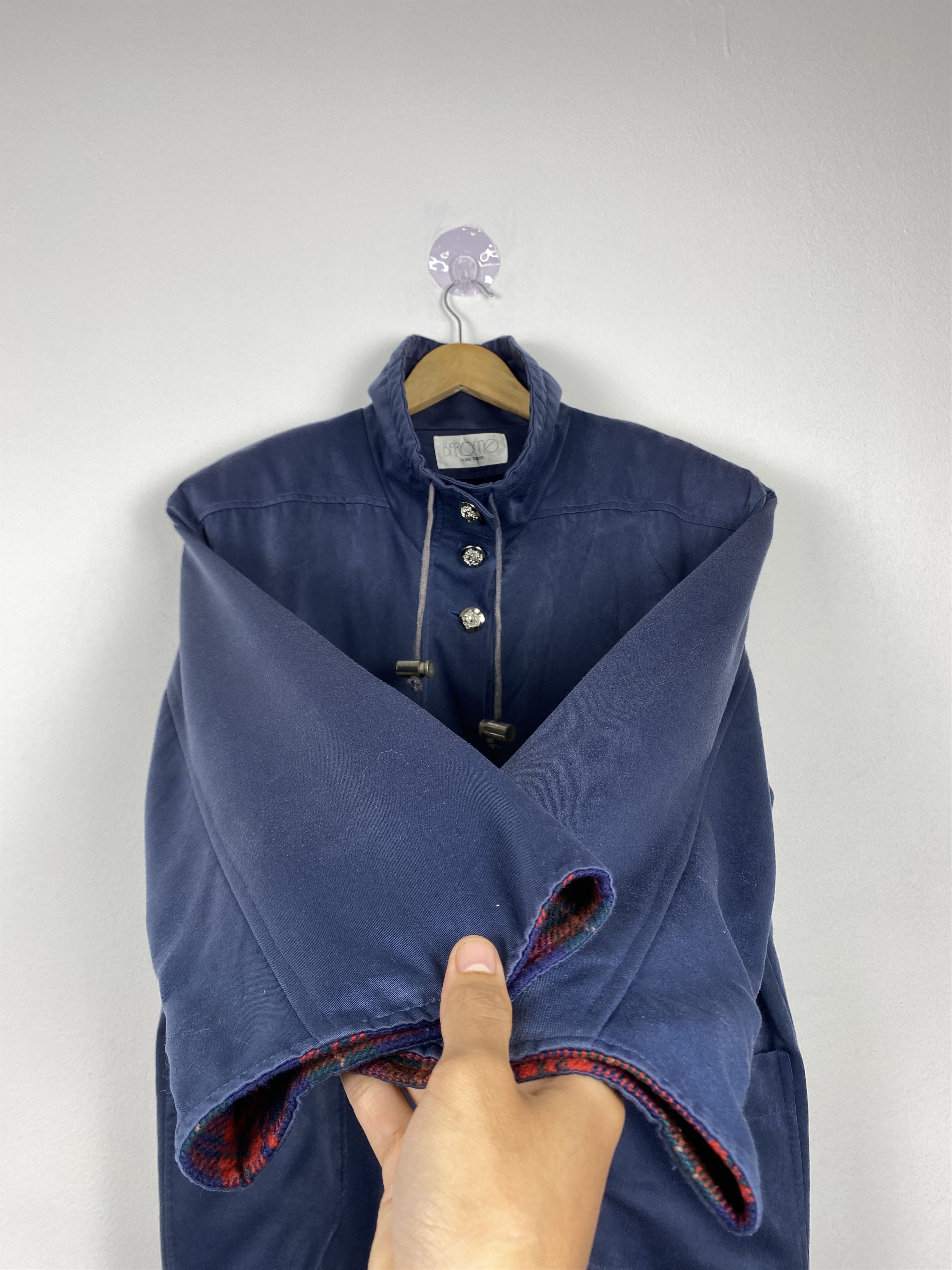 Japanese Brand Vintage BARONE KOBE TOKYO Flannel Lining Jacket J1167 Size US S / EU 44-46 / 1 - 6 Thumbnail