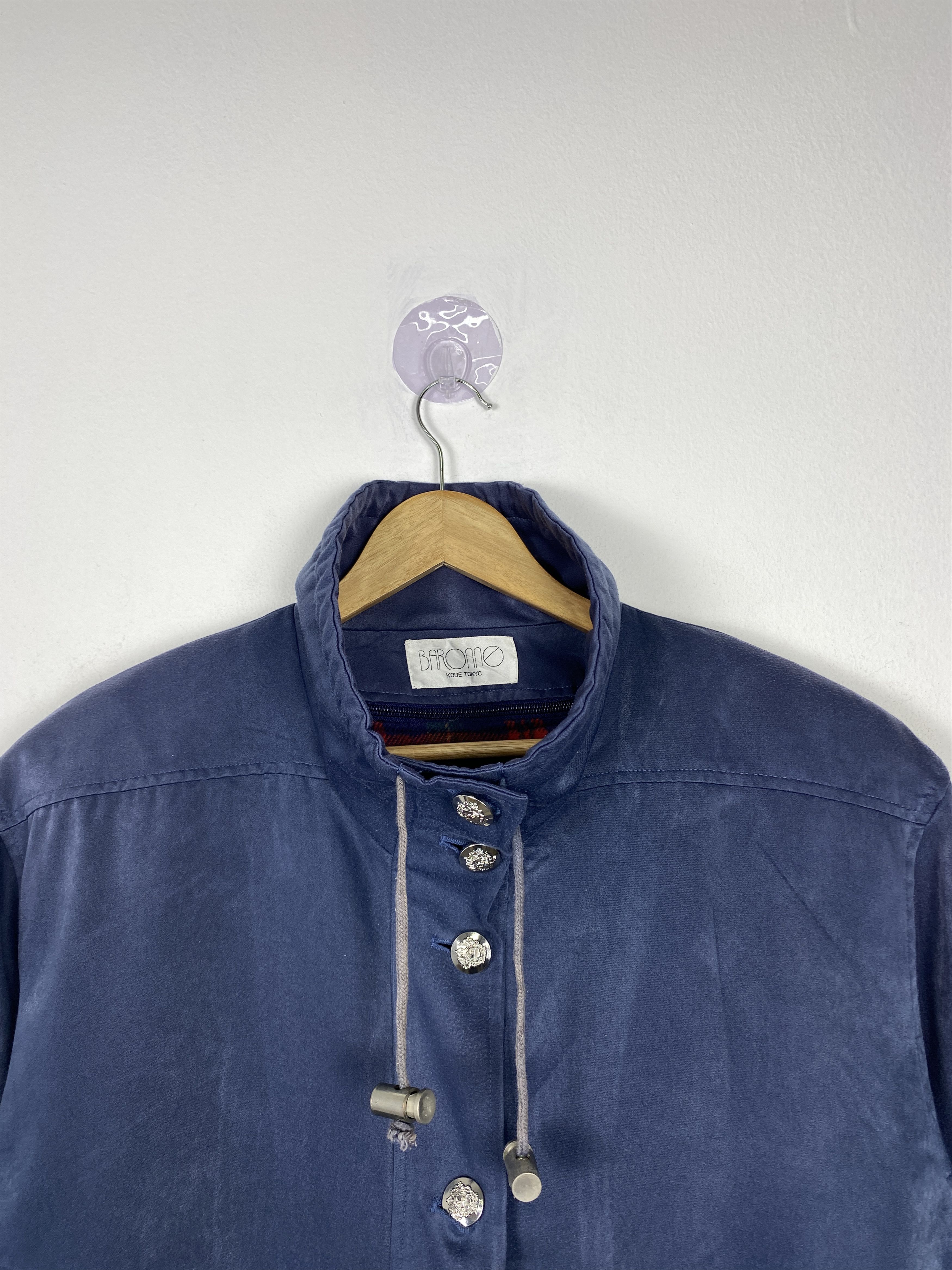 Japanese Brand Vintage BARONE KOBE TOKYO Flannel Lining Jacket J1167 Size US S / EU 44-46 / 1 - 2 Thumbnail