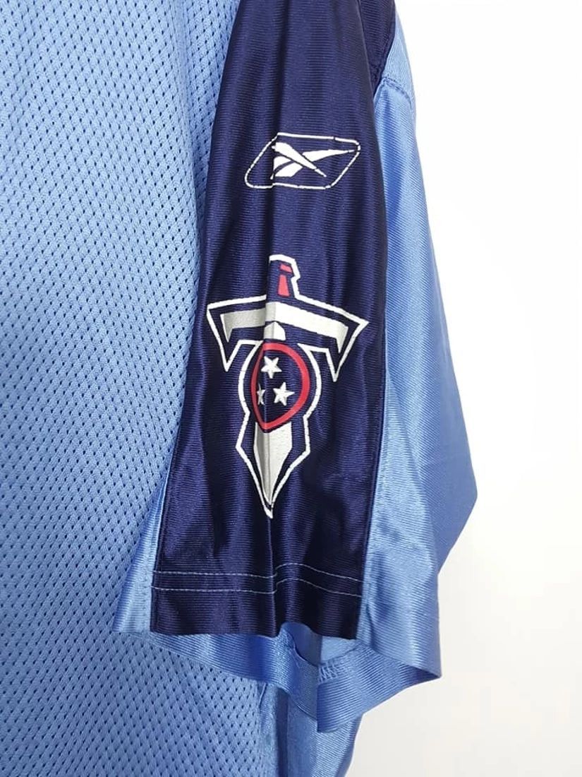 NFL × Reebok STEVE MCNAIR TENNESSEE TITANS 9 NFL VTG 00S YOUTH 2XL Size US XXL / EU 58 / 5 - 9 Thumbnail