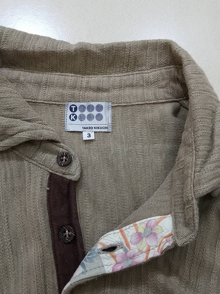 Designer × Takeo Kikuchi Takeo Kikuchi Wood Look Alike Vertical Stripe Size US M / EU 48-50 / 2 - 8 Thumbnail