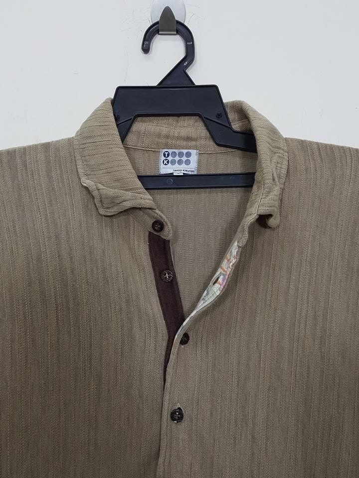 Designer × Takeo Kikuchi Takeo Kikuchi Wood Look Alike Vertical Stripe Size US M / EU 48-50 / 2 - 5 Thumbnail