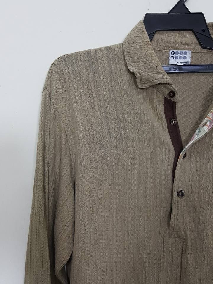 Designer × Takeo Kikuchi Takeo Kikuchi Wood Look Alike Vertical Stripe Size US M / EU 48-50 / 2 - 4 Thumbnail
