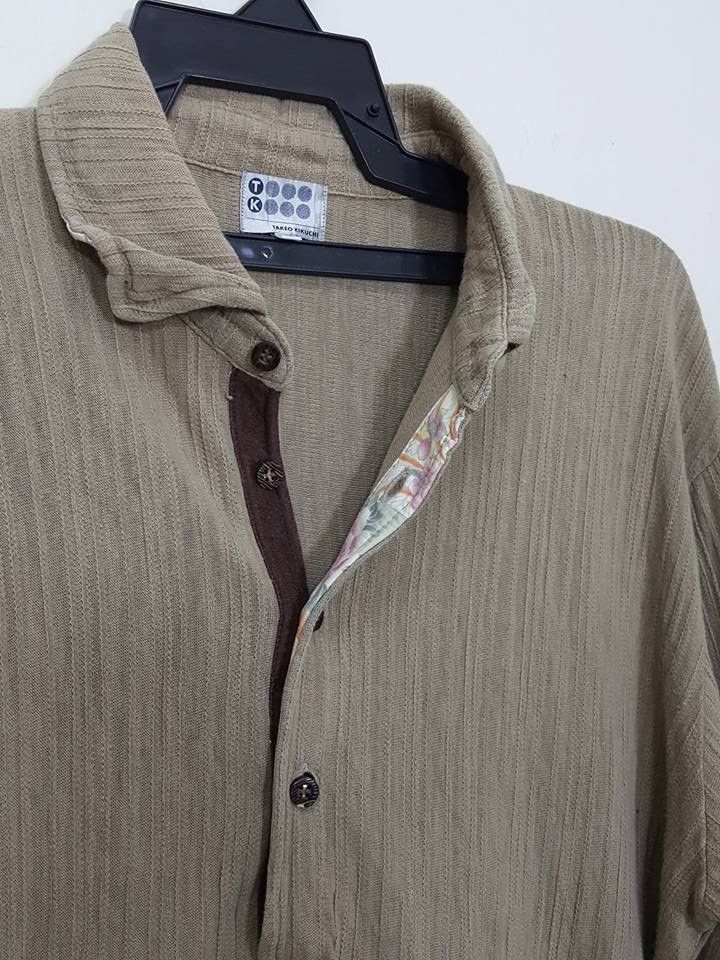 Designer × Takeo Kikuchi Takeo Kikuchi Wood Look Alike Vertical Stripe Size US M / EU 48-50 / 2 - 3 Thumbnail