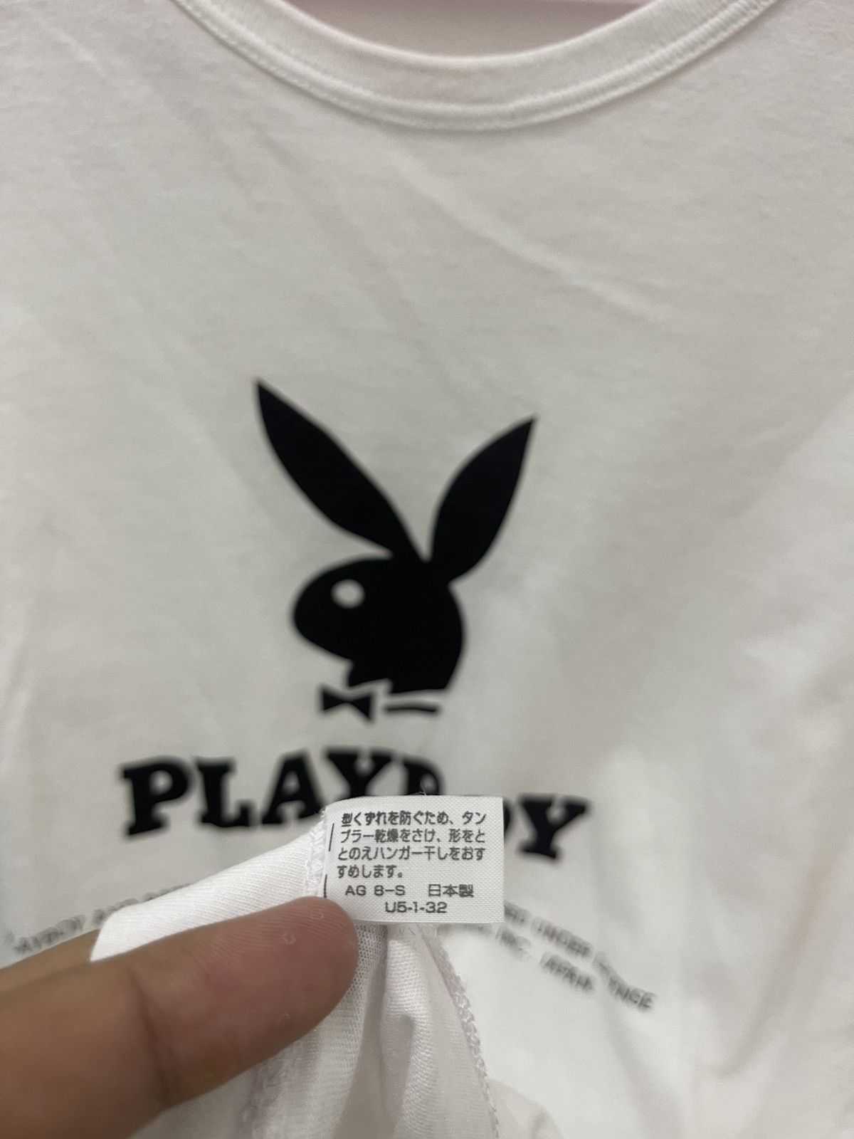 Playboy Rare 90s Vintage PLAYBOY Spell Out Big Logo Tee Size US L / EU 52-54 / 3 - 4 Thumbnail