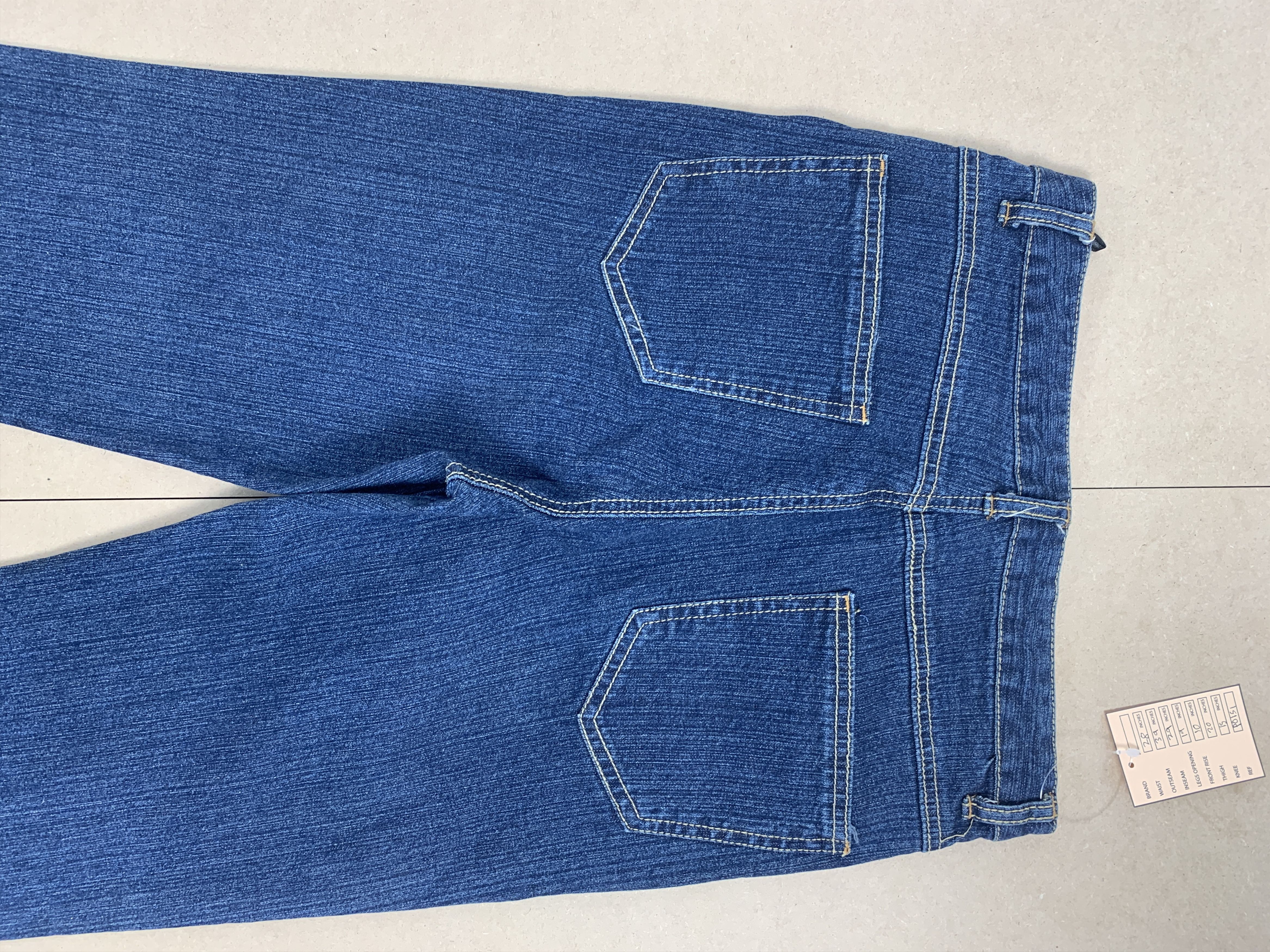 Japanese Brand Vintage 70's JAPANESE BRAND Bell Bottom Blue Jeans P0151 Size US 28 / EU 44 - 6 Thumbnail