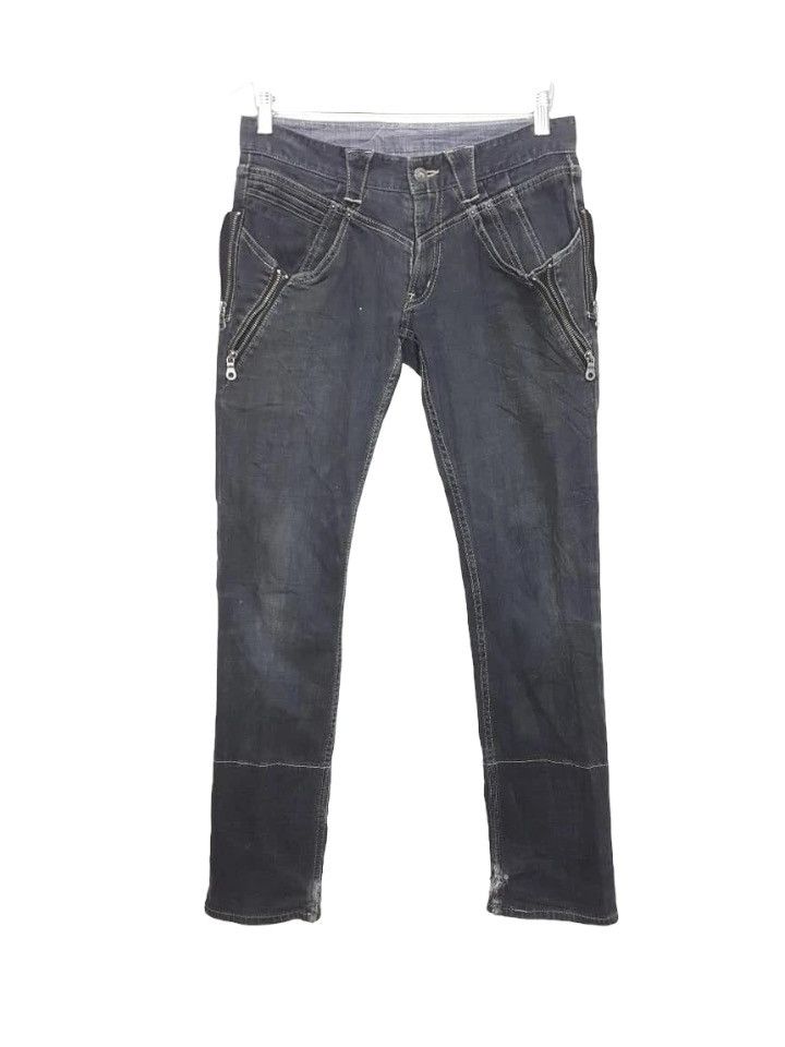PPFM PPFM Side Zippers Rocker Style Slim Fit Jeans Pants Size US 30 / EU 46 - 1 Thumbnail