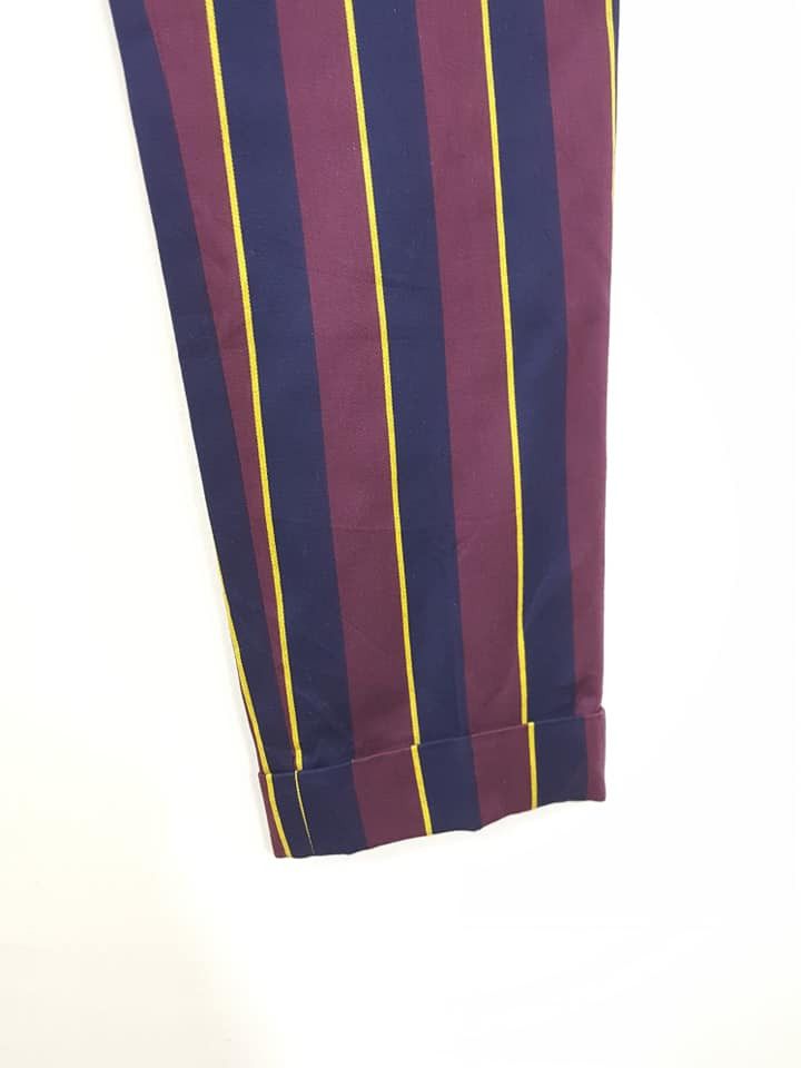 Japanese Brand × Melrose MELROSE Japan Stripe Casual Trouser Pant Size US 32 / EU 48 - 13 Thumbnail