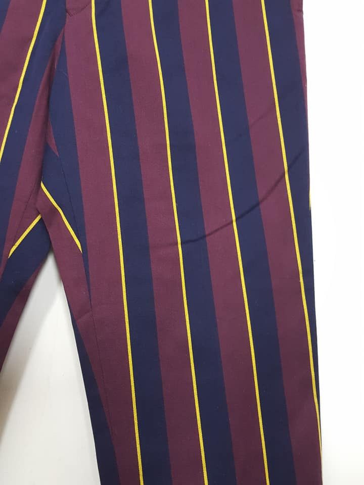 Japanese Brand × Melrose MELROSE Japan Stripe Casual Trouser Pant Size US 32 / EU 48 - 9 Thumbnail