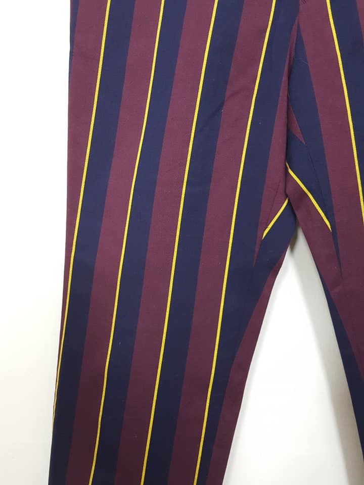 Japanese Brand × Melrose MELROSE Japan Stripe Casual Trouser Pant Size US 32 / EU 48 - 8 Thumbnail