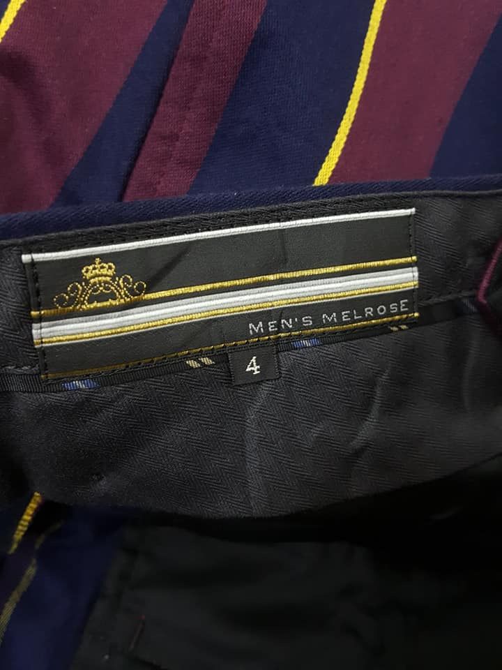 Japanese Brand × Melrose MELROSE Japan Stripe Casual Trouser Pant Size US 32 / EU 48 - 14 Thumbnail