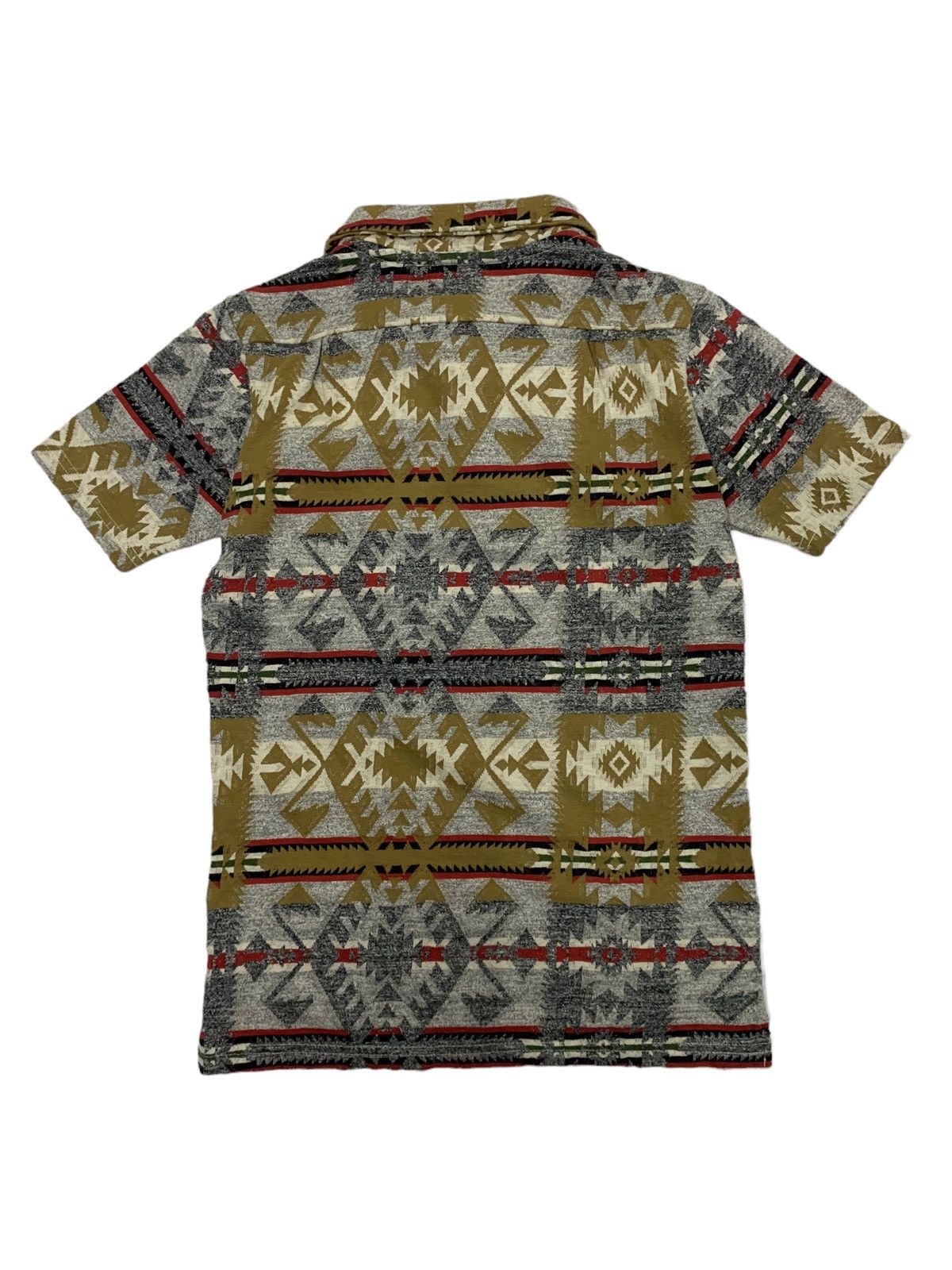 Kapital × Kapital Kountry × Native 🔥KAPITAL AZTEC NATIVE POLO TEE Size US S / EU 44-46 / 1 - 6 Thumbnail