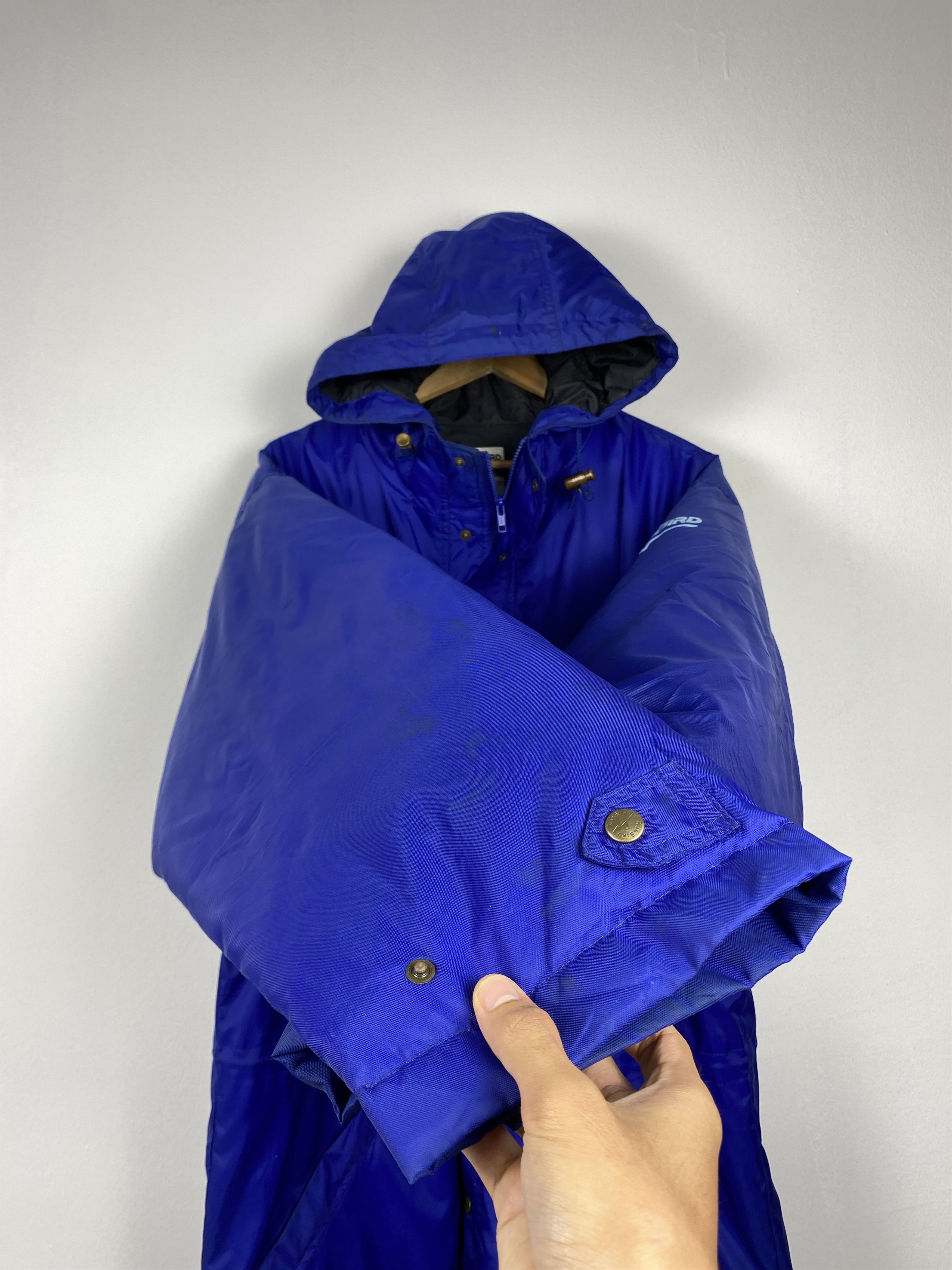 Mizuno Vintage RUN BIRD MIZUNO Puffer Lining Hoodie Jacket J1172 Size US L / EU 52-54 / 3 - 6 Thumbnail