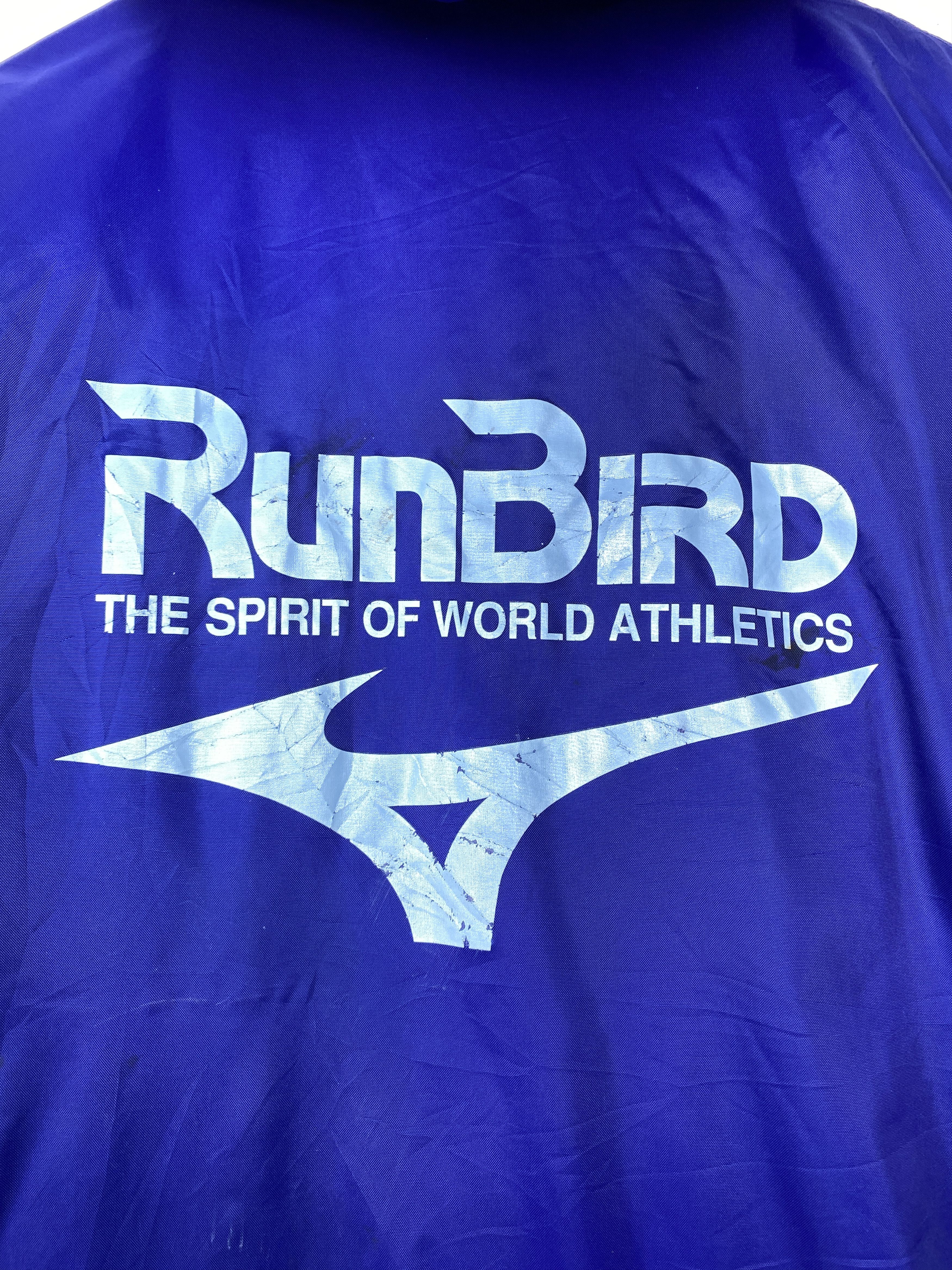 Mizuno Vintage RUN BIRD MIZUNO Puffer Lining Hoodie Jacket J1172 Size US L / EU 52-54 / 3 - 7 Thumbnail