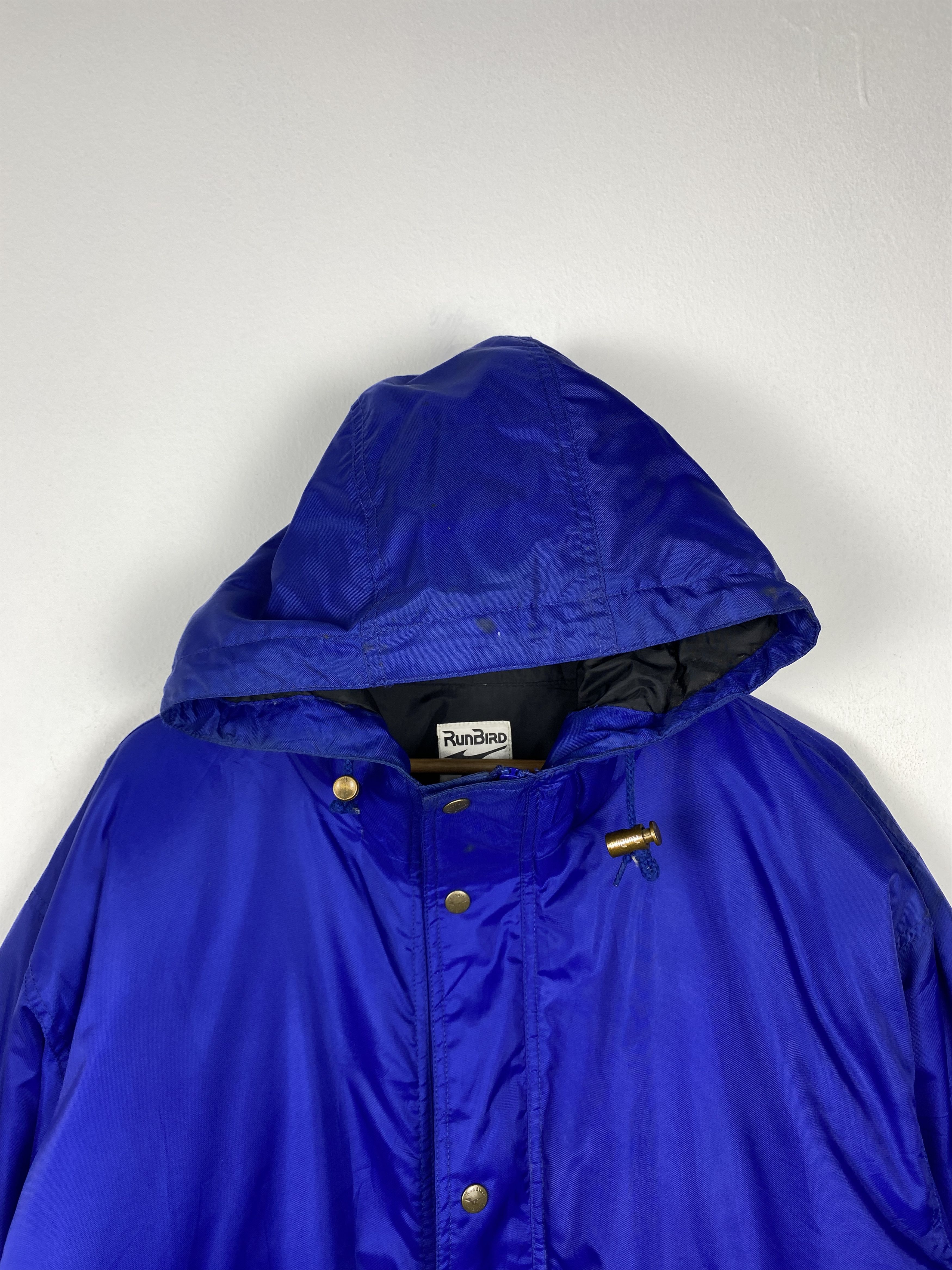 Mizuno Vintage RUN BIRD MIZUNO Puffer Lining Hoodie Jacket J1172 Size US L / EU 52-54 / 3 - 3 Thumbnail