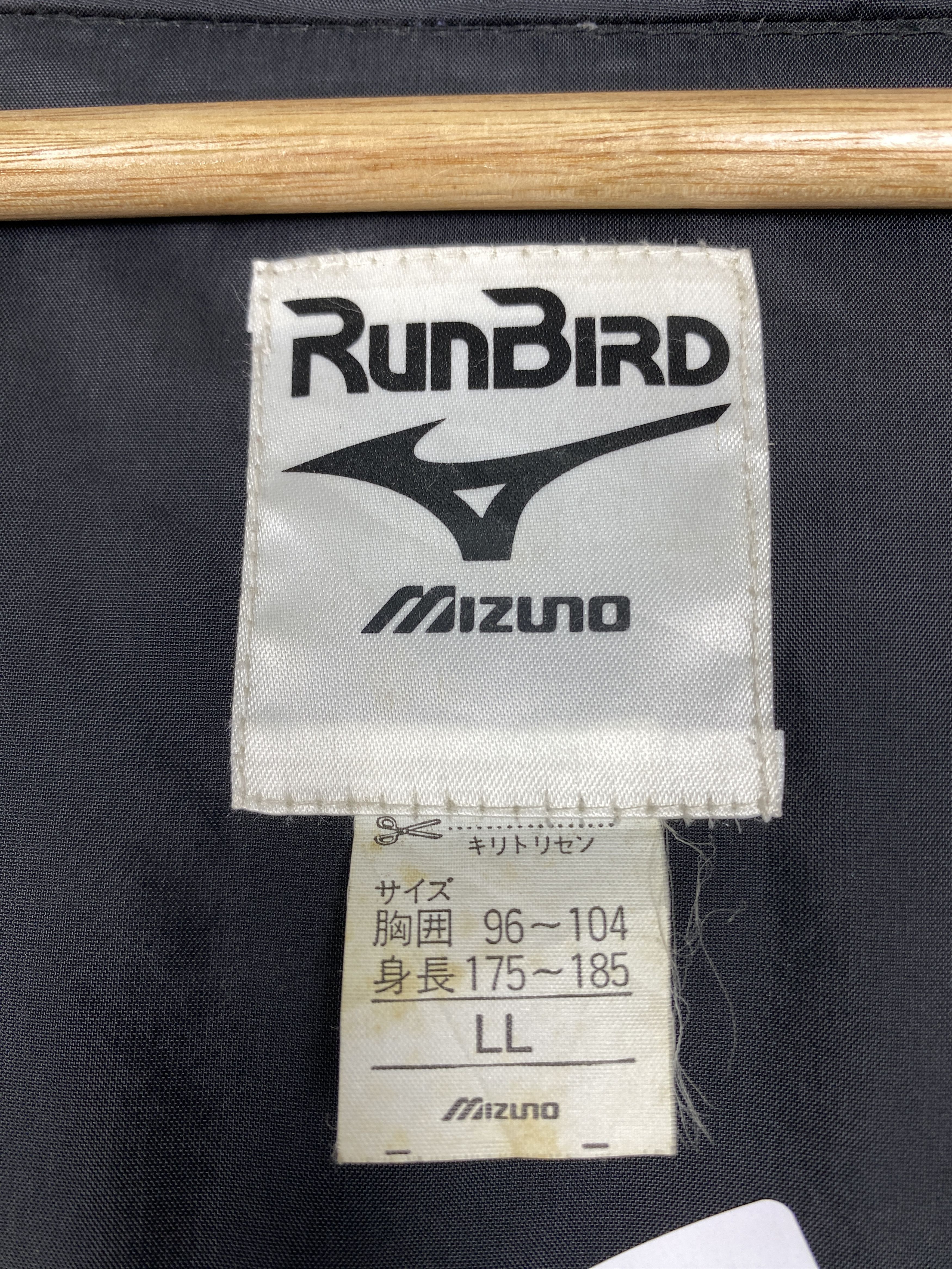 Mizuno Vintage RUN BIRD MIZUNO Puffer Lining Hoodie Jacket J1172 Size US L / EU 52-54 / 3 - 9 Thumbnail