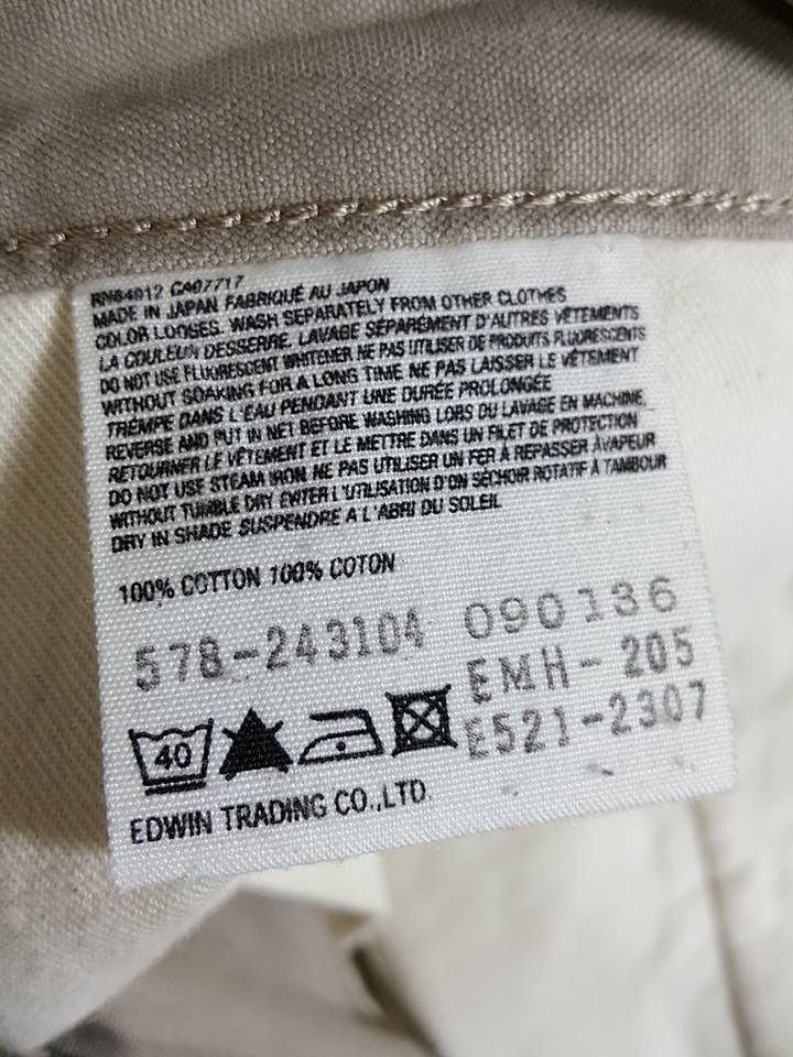 Edwin Rare Margaret Howell X Edwin Cinch Ankle Cropped Pant Size US 31 - 14 Thumbnail