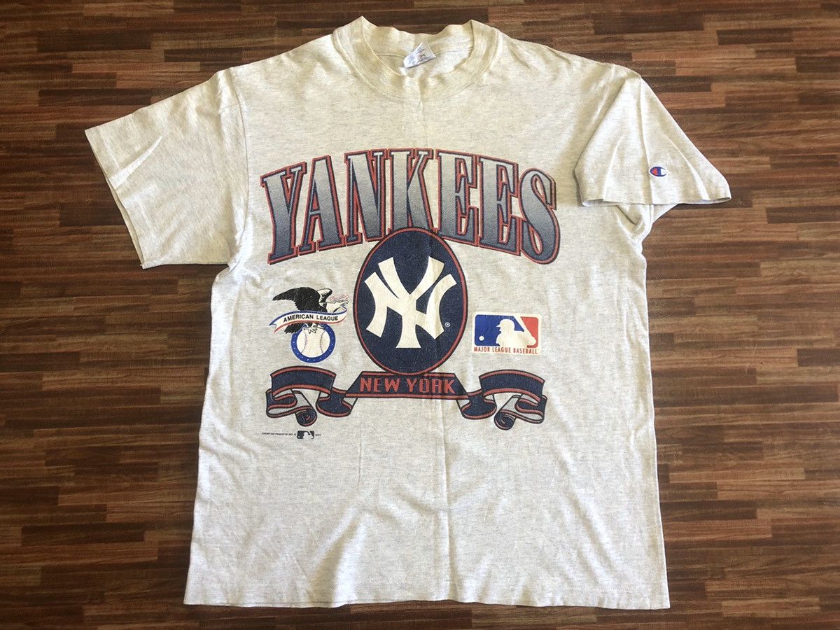 New York Yankees Rare 90s Vintage CHAMPION New York Yankees MLB Shirt Size US M / EU 48-50 / 2 - 1 Thumbnail