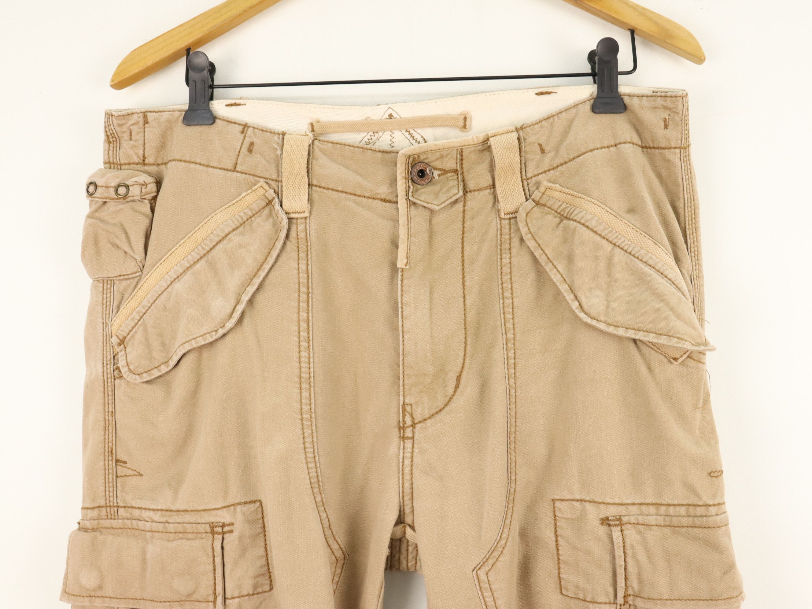 Polo Ralph Lauren × Ralph Lauren PRL Tactical Utility Military Style Pockets Slim Fit Cargo Size US 35 - 4 Thumbnail