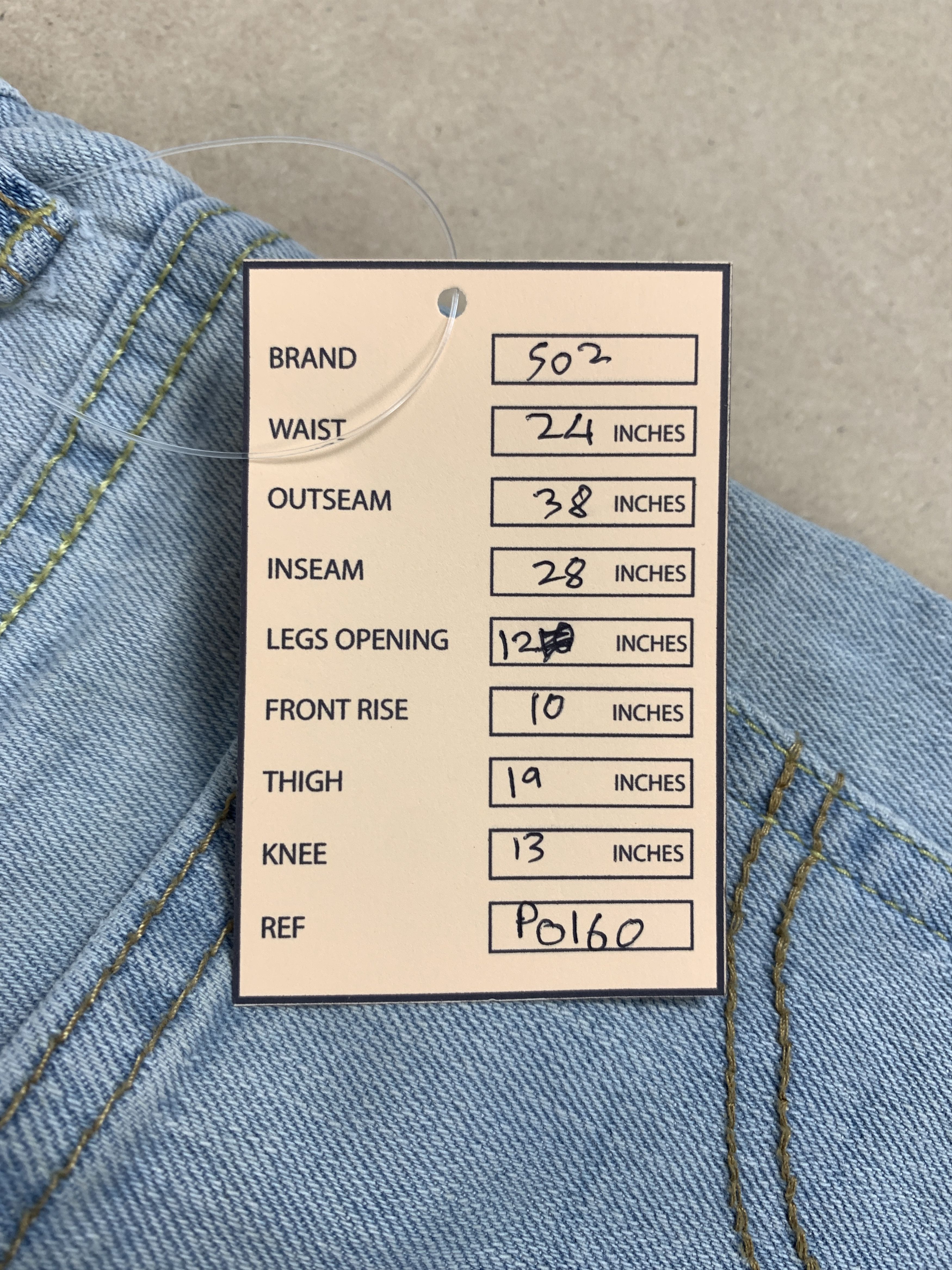 Levi's Vintage LEVI'S 502 Regular Taper Light Wash Blue Jeans P0160 Size 24" / US 00 / IT 34 - 20 Thumbnail