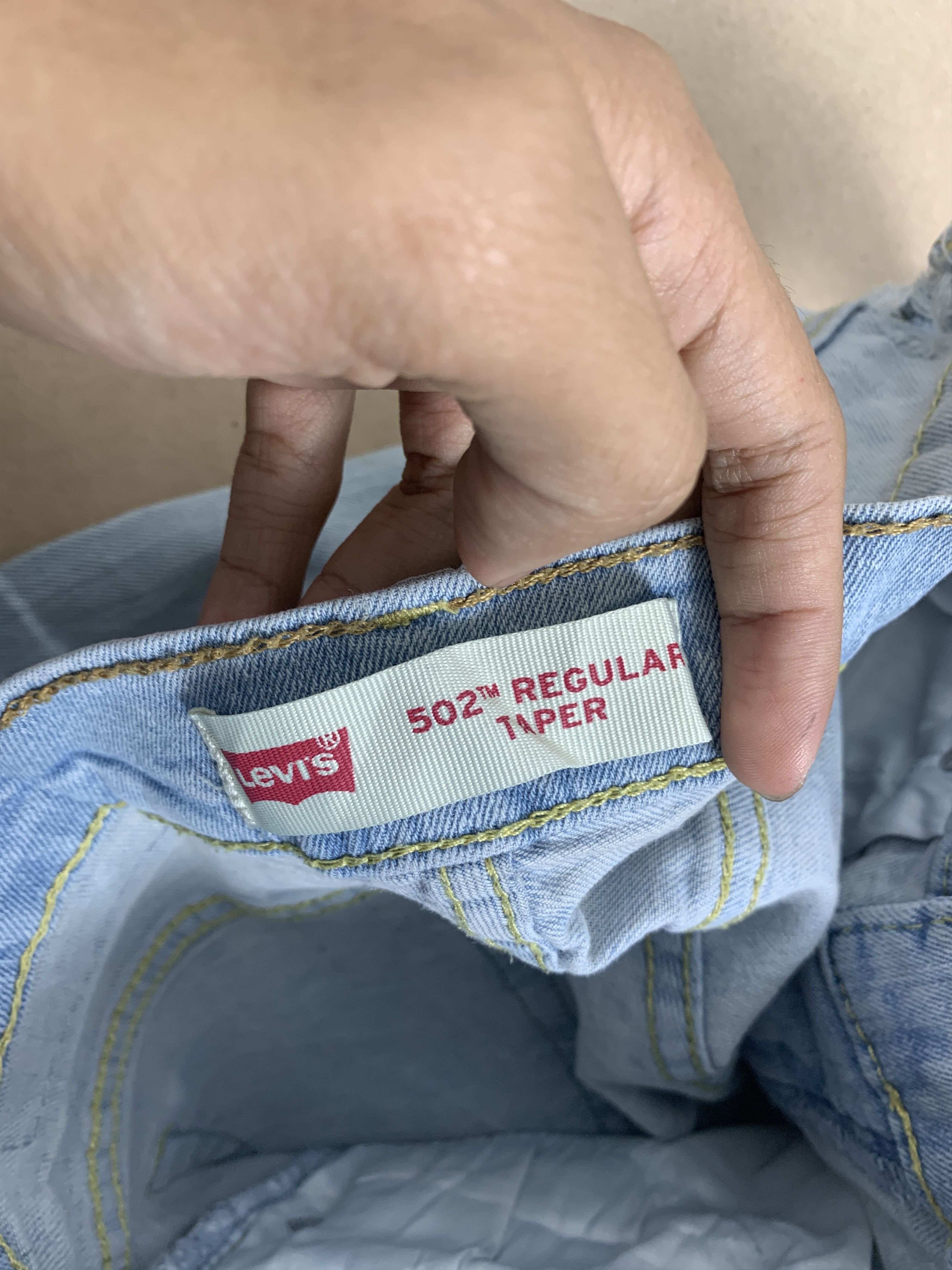 Levi's Vintage LEVI'S 502 Regular Taper Light Wash Blue Jeans P0160 Size 24" / US 00 / IT 34 - 16 Thumbnail
