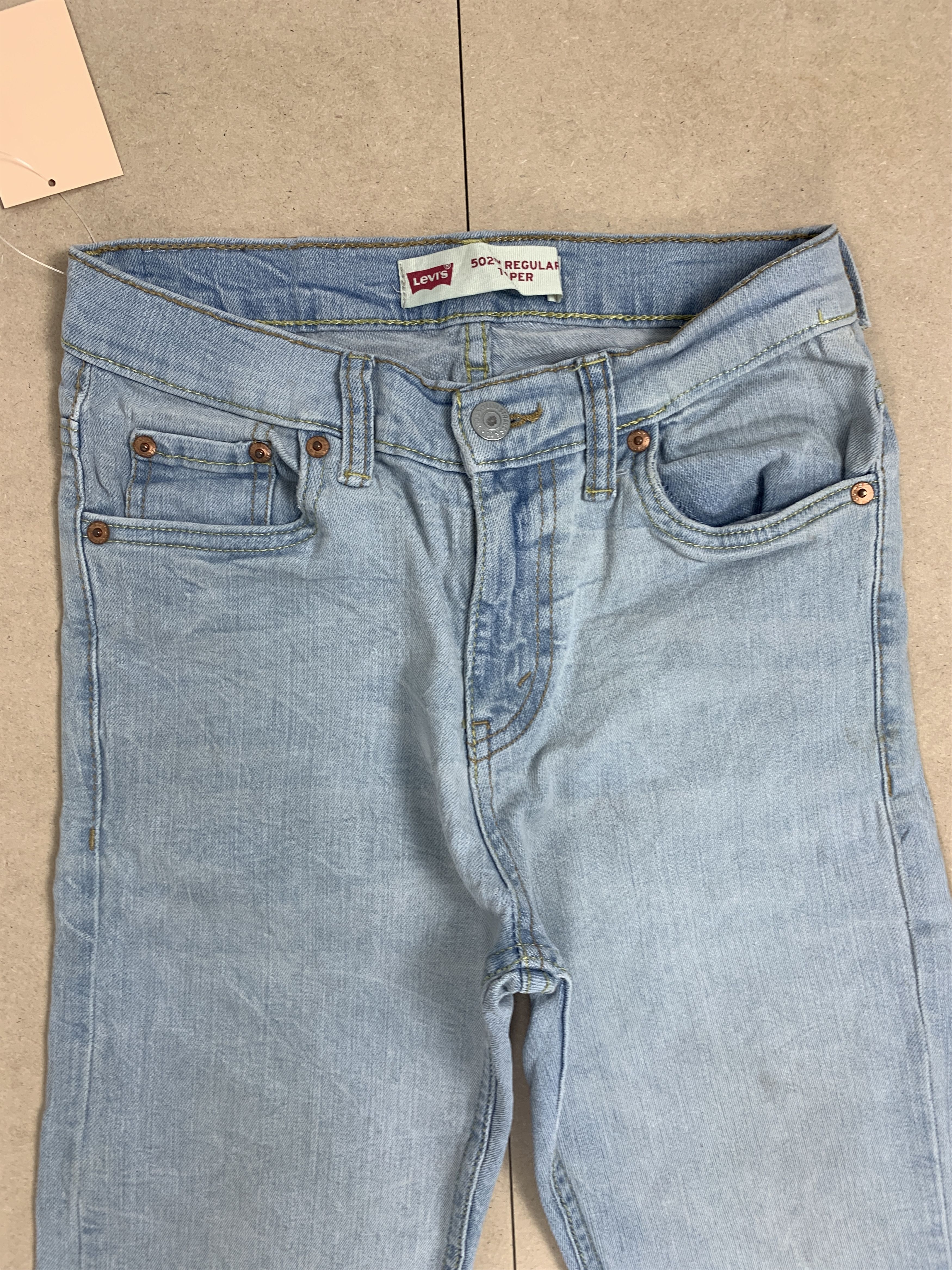 Levi's Vintage LEVI'S 502 Regular Taper Light Wash Blue Jeans P0160 Size 24" / US 00 / IT 34 - 2 Thumbnail