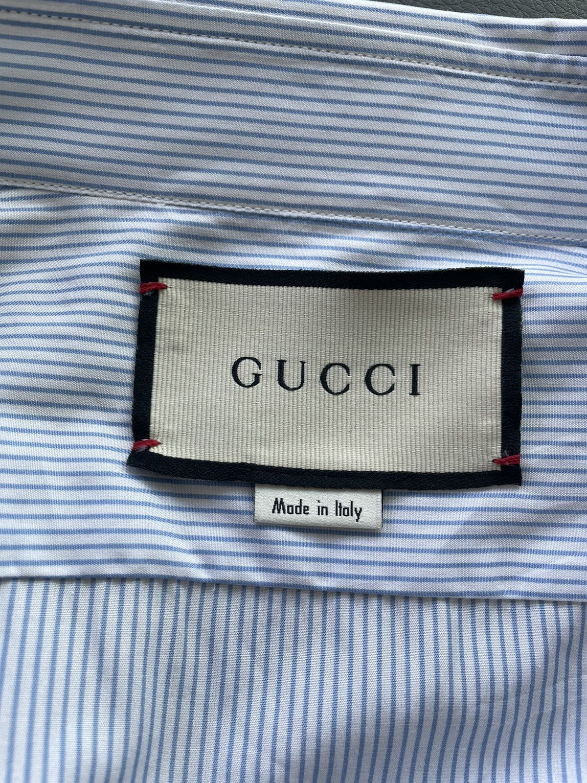 Gucci Brand New Rare Super Runway Iconic Tiger Gucci Logo Shirt Size US XL / EU 56 / 4 - 6 Thumbnail