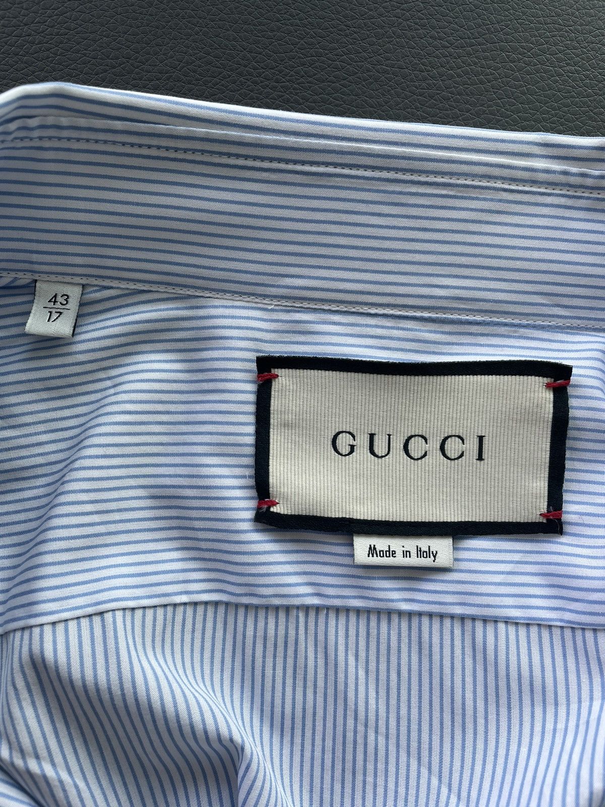 Gucci Brand New Rare Super Runway Iconic Tiger Gucci Logo Shirt Size US XL / EU 56 / 4 - 7 Thumbnail