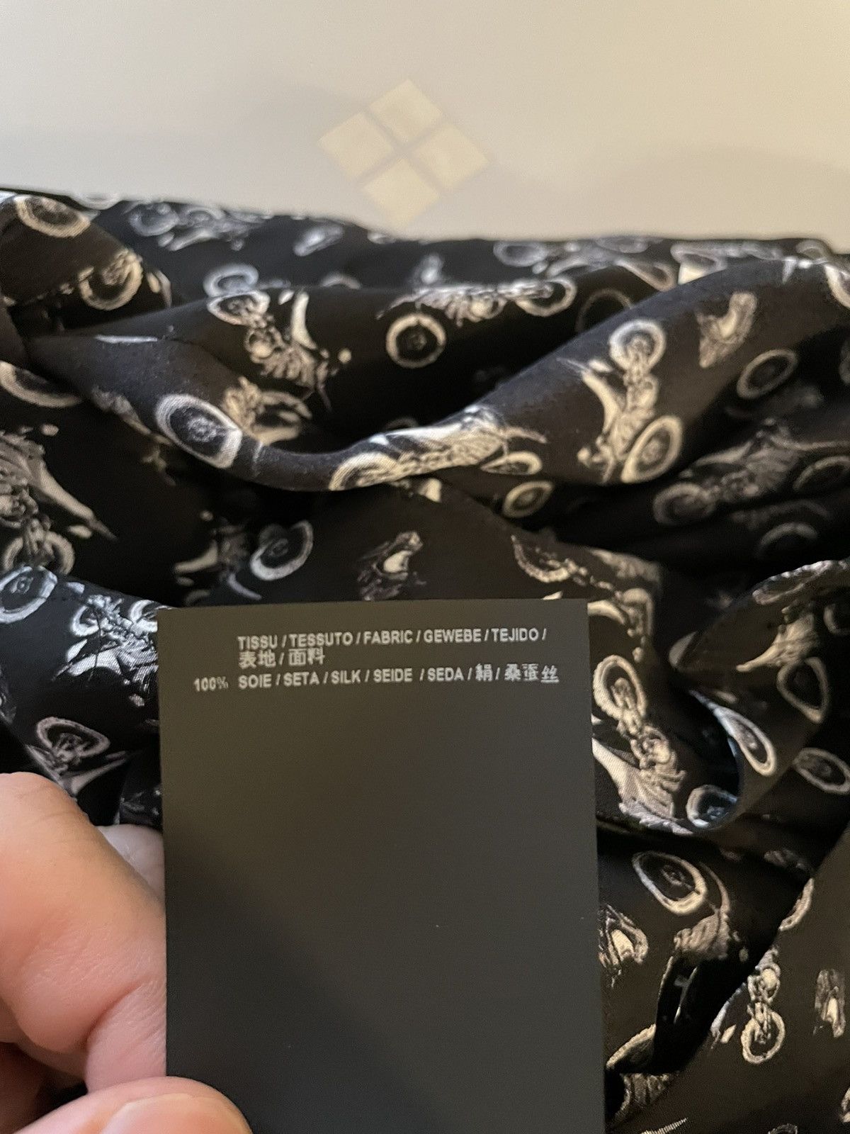 Super Runway Saint Laurent Silk Shirt Brand New