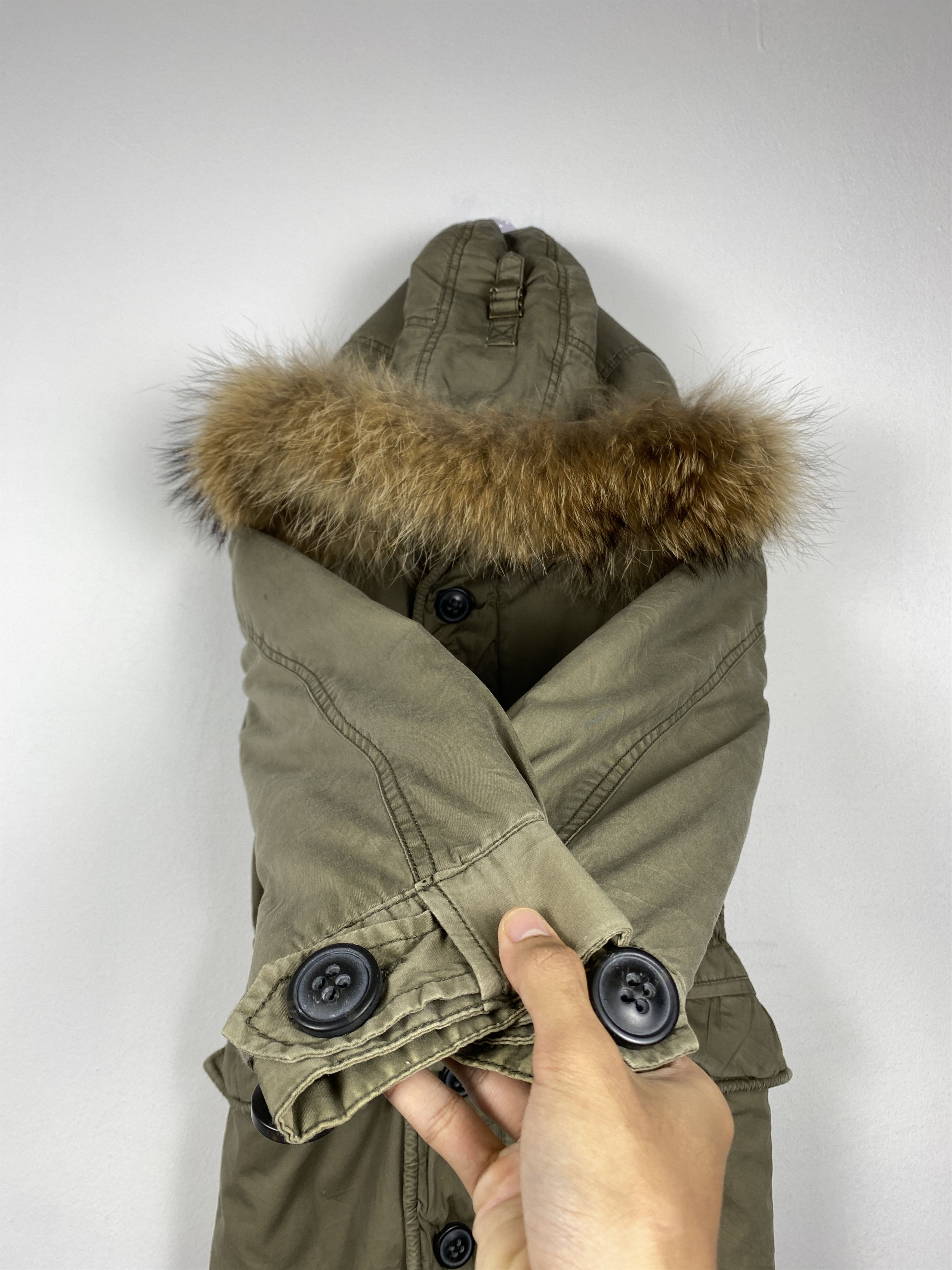 Japanese Brand Vintage Military Sherpa Lining Hoodie Button Up Jacket J1169 Size US S / EU 44-46 / 1 - 7 Thumbnail