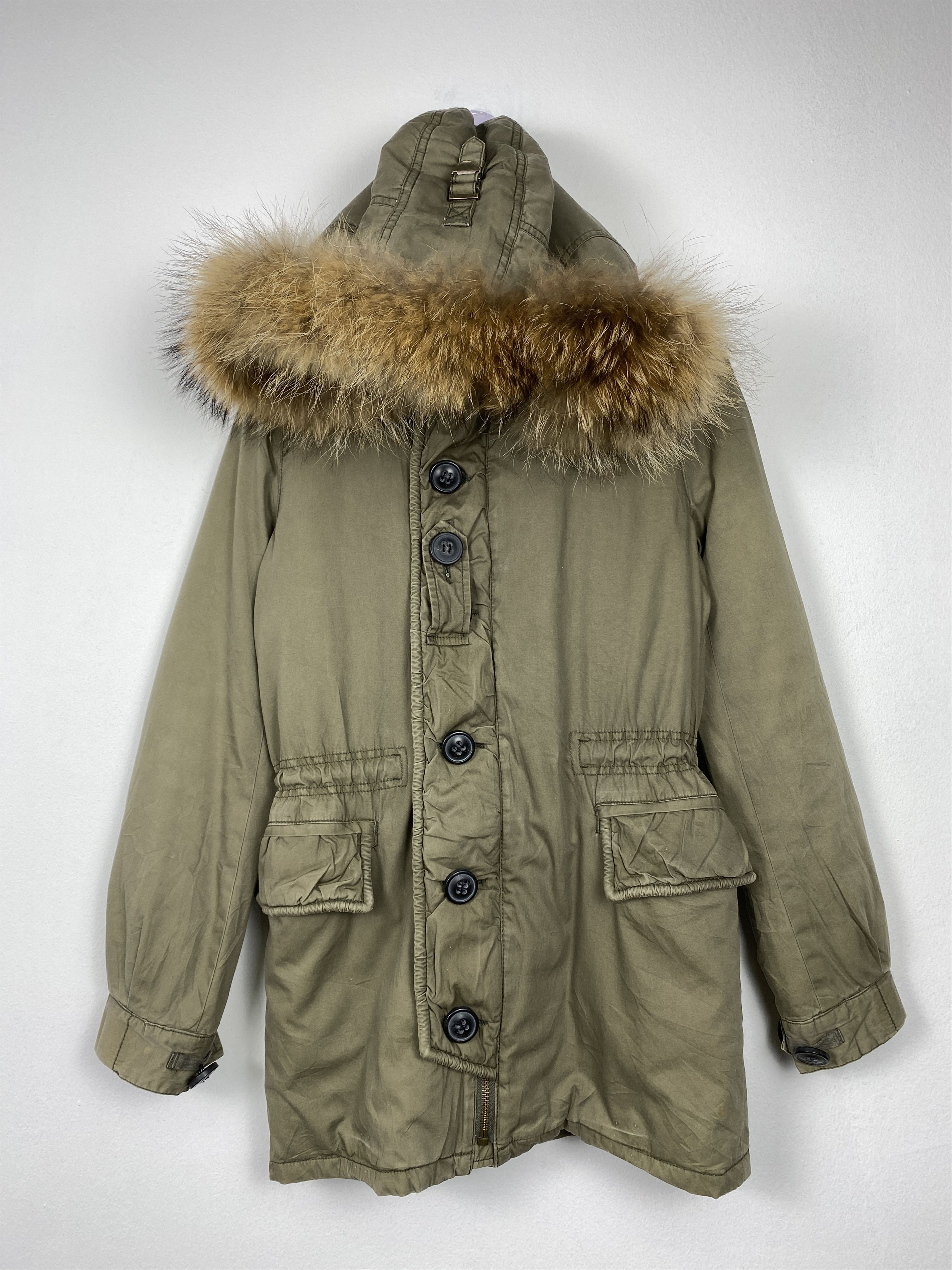 Japanese Brand Vintage Military Sherpa Lining Hoodie Button Up Jacket J1169 Size US S / EU 44-46 / 1 - 1 Thumbnail