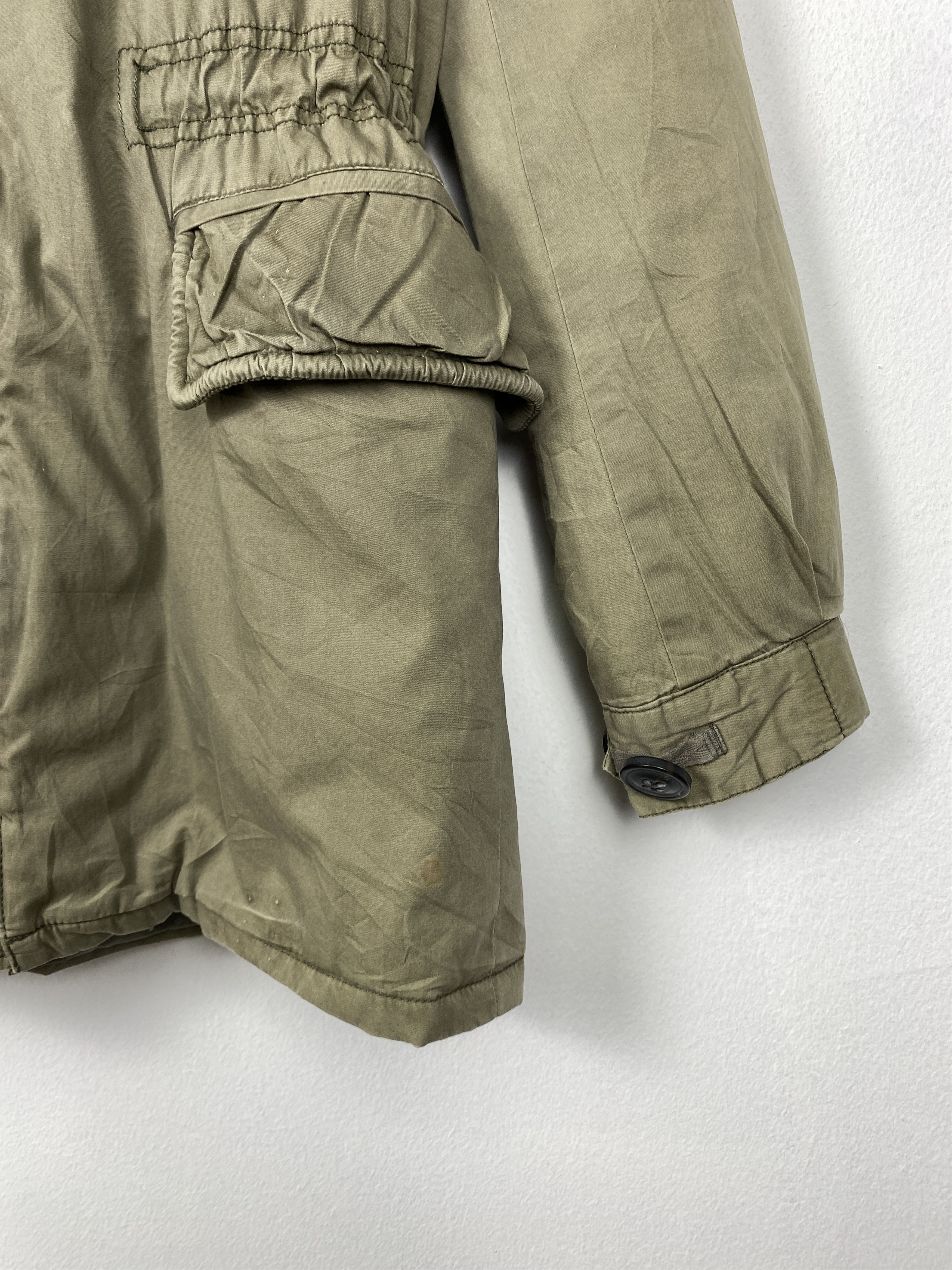 Japanese Brand Vintage Military Sherpa Lining Hoodie Button Up Jacket J1169 Size US S / EU 44-46 / 1 - 4 Thumbnail