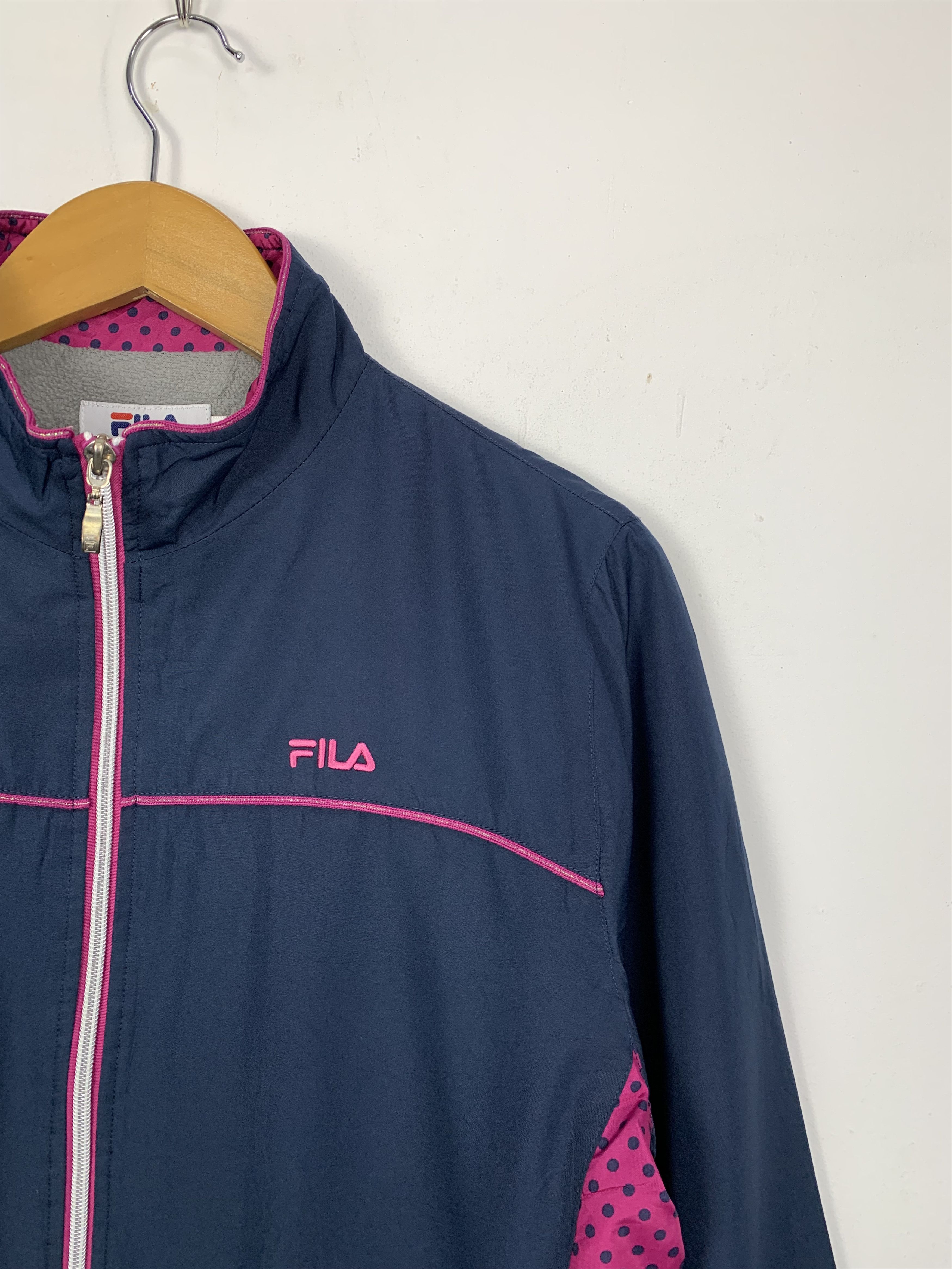 Fila × Vintage FILA Windbreaker Jacket Fleece Lining Size M / US 6-8 / IT 42-44 - 4 Thumbnail