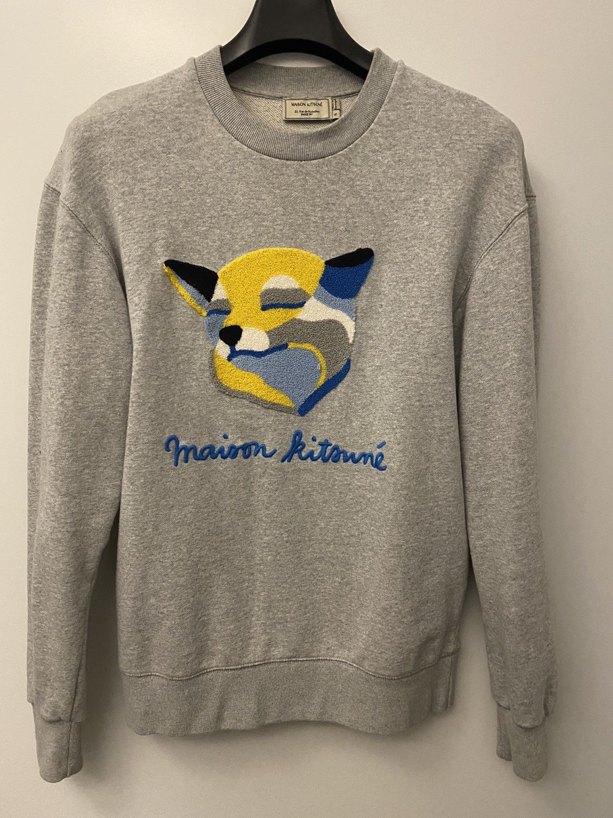 Fox embroidered Sweater Sweatshirts Hoodies